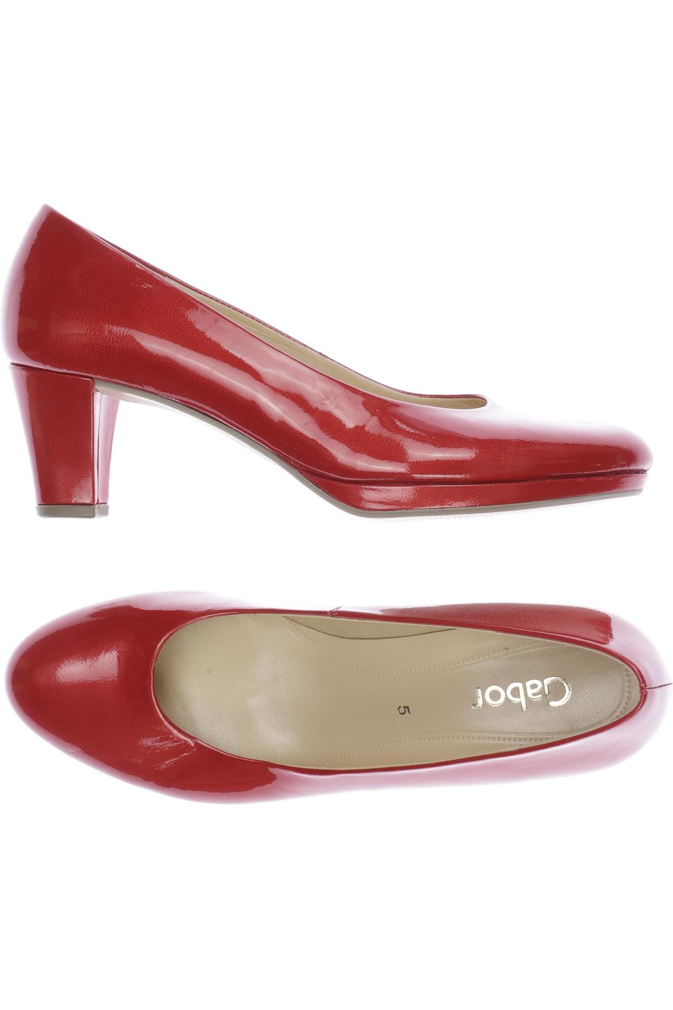 

Gabor Damen Pumps, rot, Gr. 5