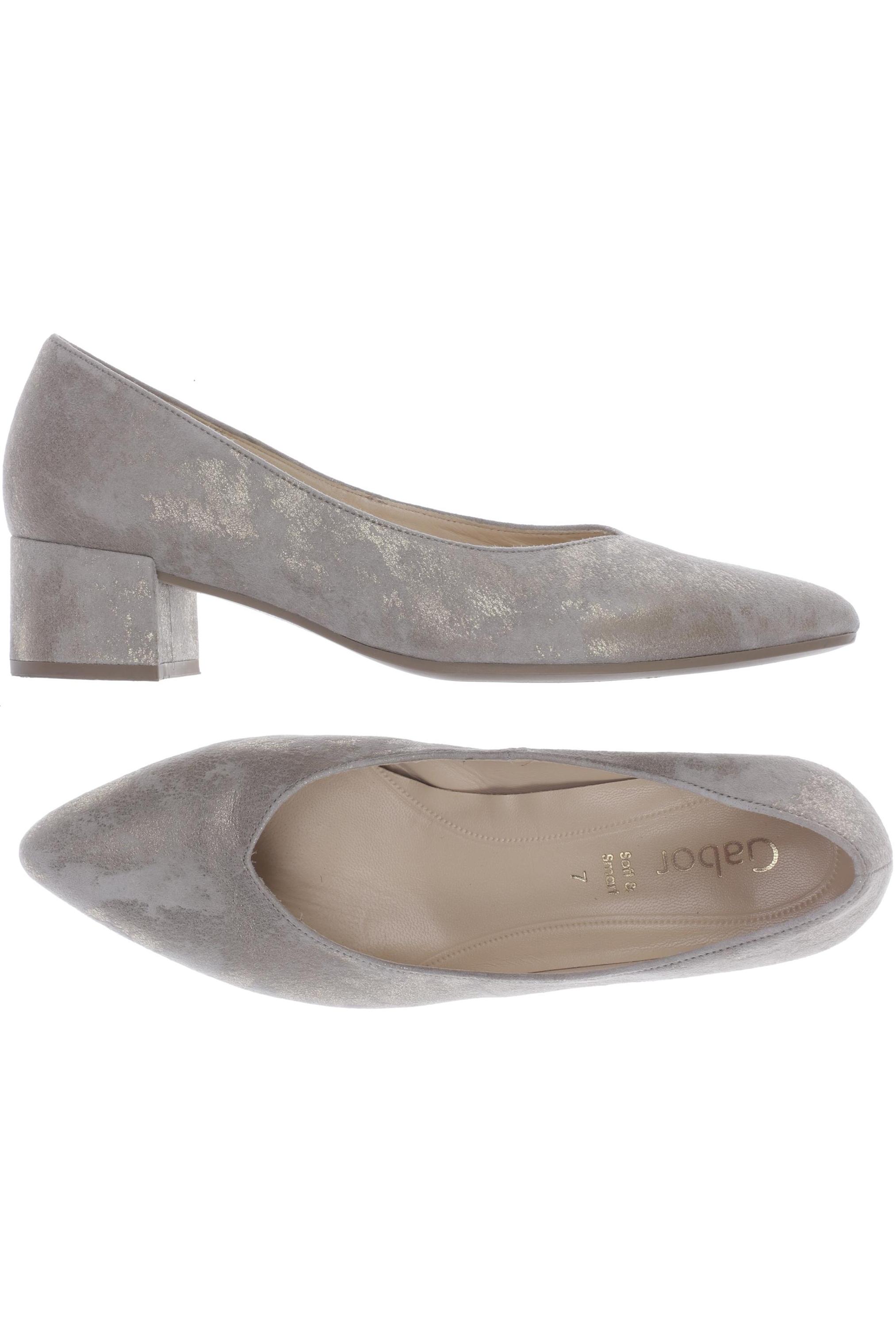 

Gabor Damen Pumps, silber, Gr. 7