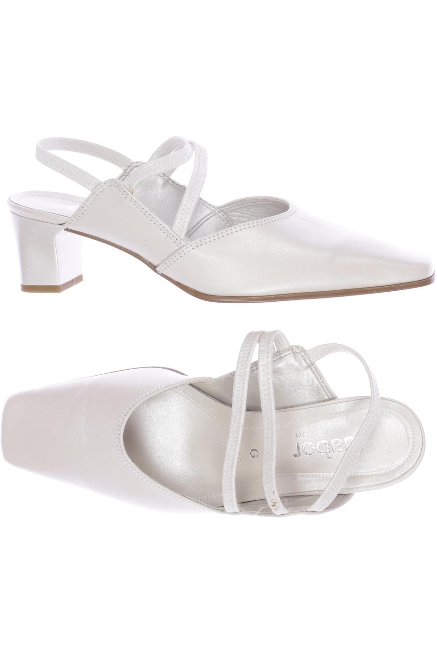 

Gabor Damen Pumps, weiß, Gr. 3.5