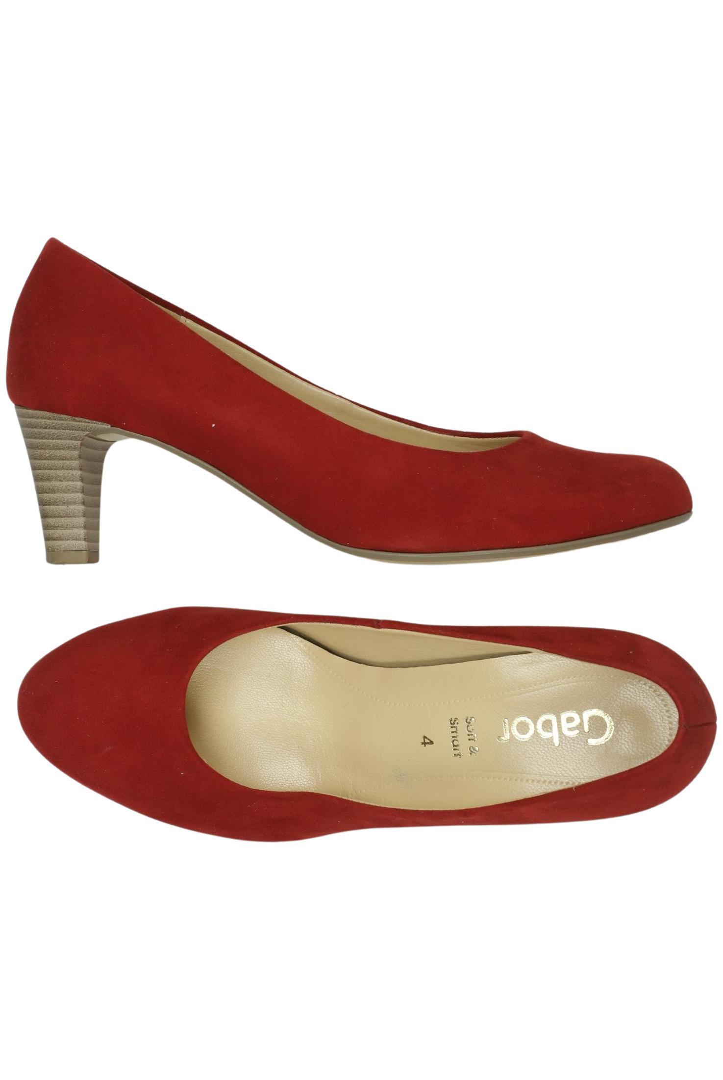 

Gabor Damen Pumps, rot, Gr. 4