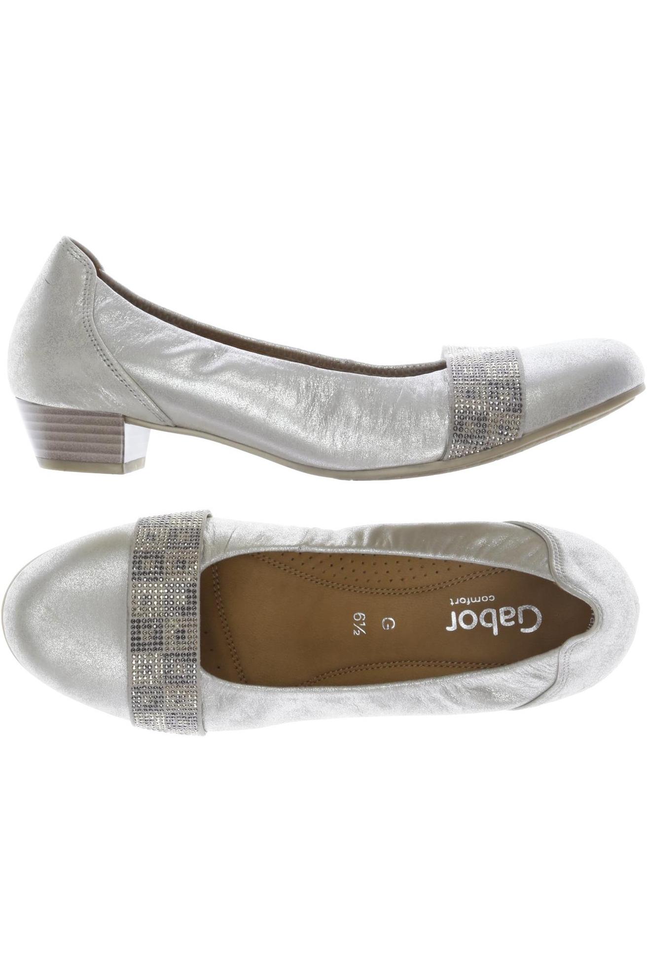 

Gabor Damen Pumps, silber, Gr. 6.5