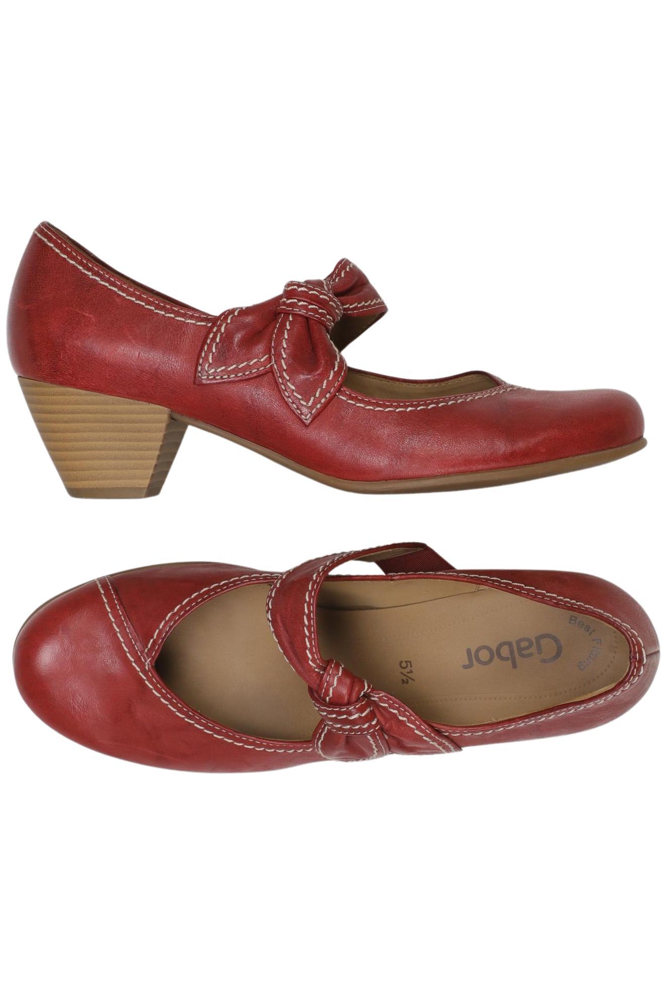 

Gabor Damen Pumps, rot, Gr. 5.5