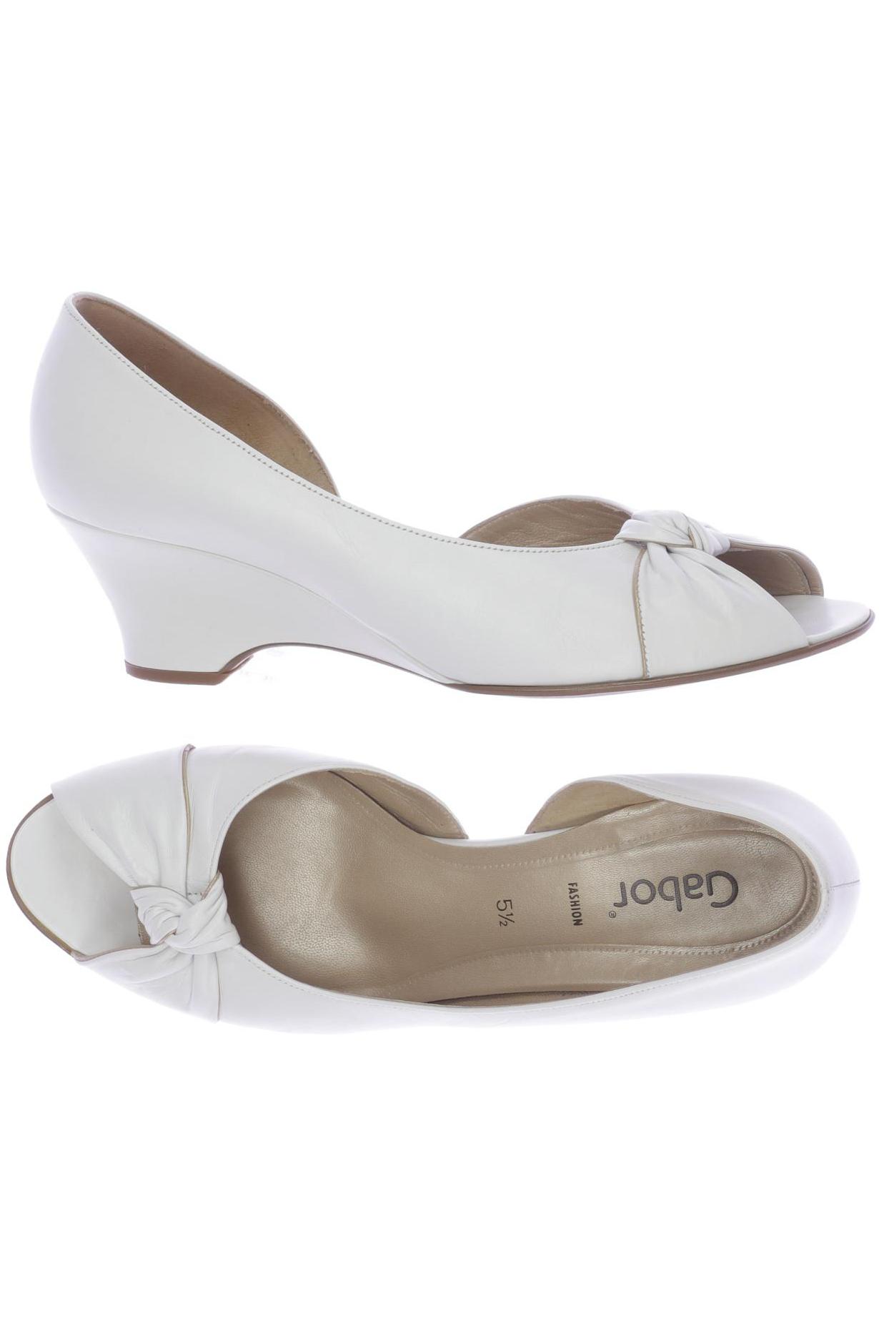 

Gabor Damen Pumps, weiß, Gr. 5.5