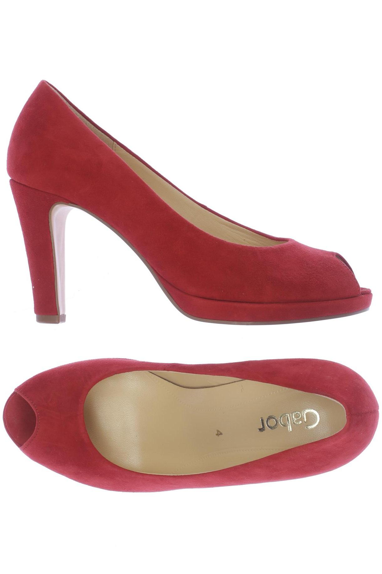 

Gabor Damen Pumps, rot, Gr. 4