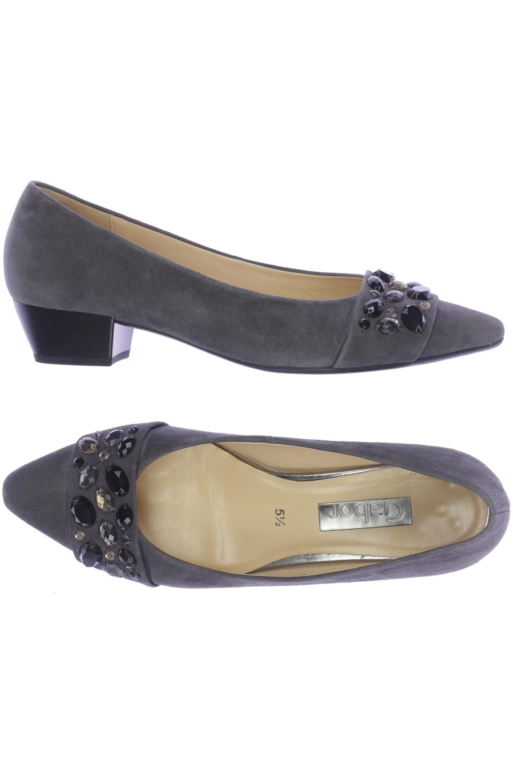 

Gabor Damen Pumps, grau, Gr. 5.5