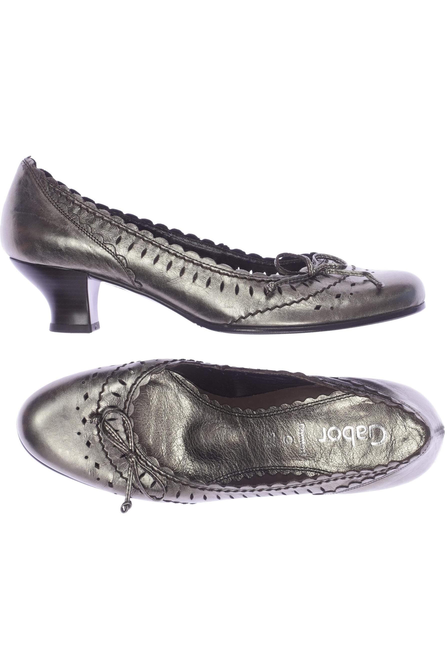 

Gabor Damen Pumps, silber, Gr. 5.5