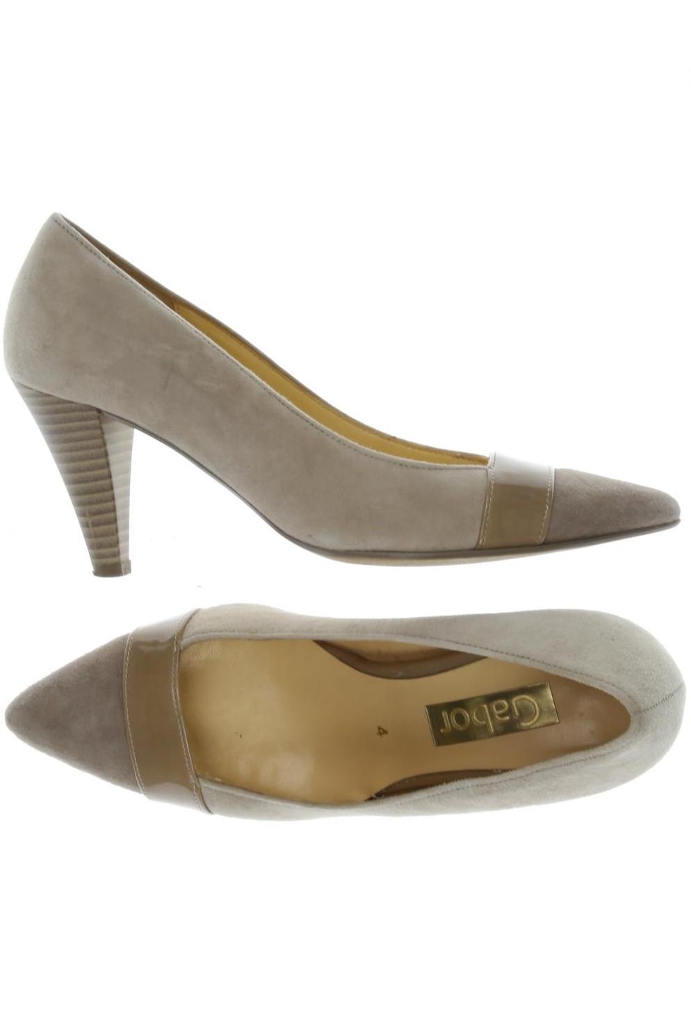 

Gabor Damen Pumps, beige, Gr. 4