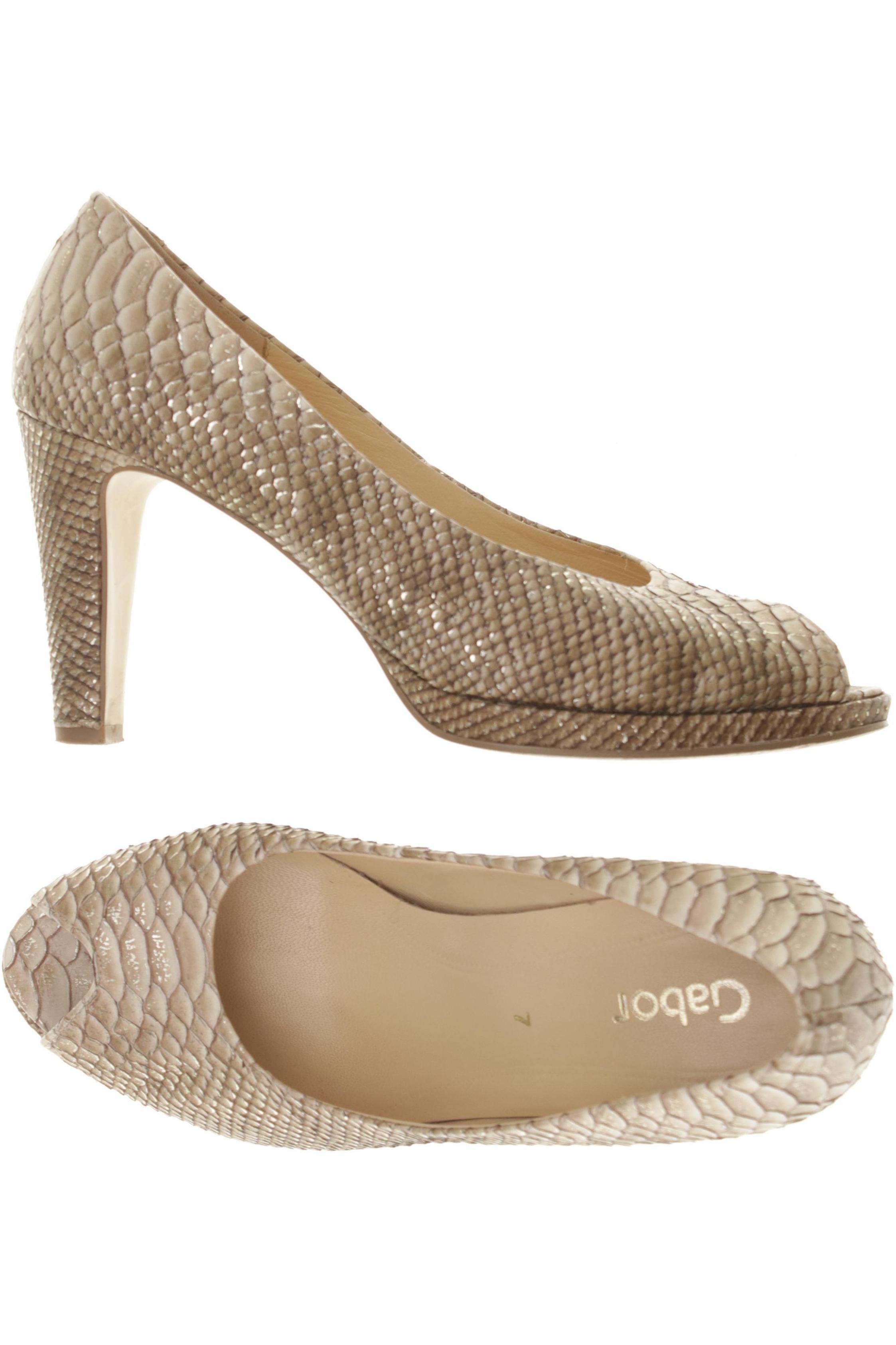 

Gabor Damen Pumps, beige, Gr. 7