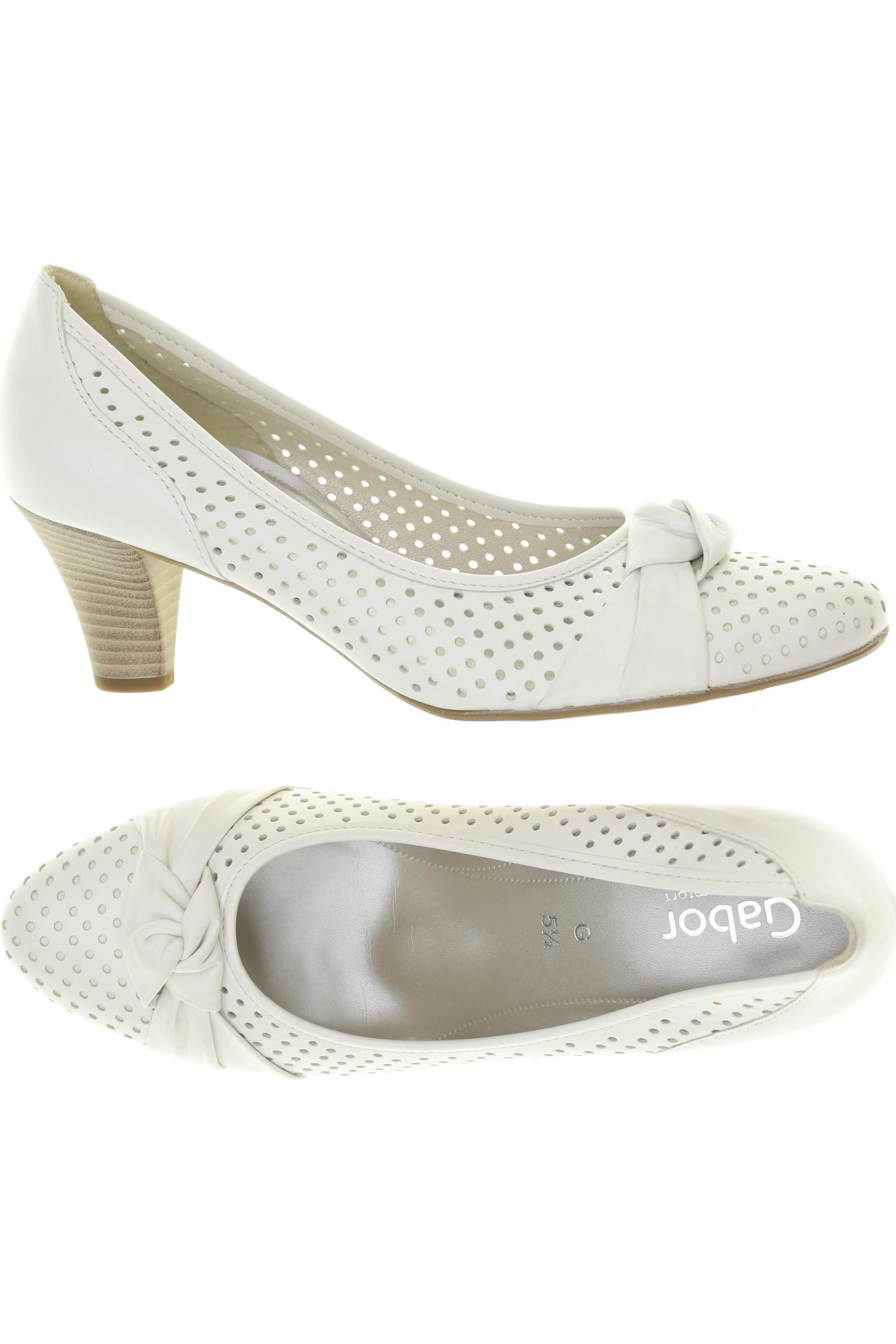 

Gabor Damen Pumps, weiß, Gr. 5.5