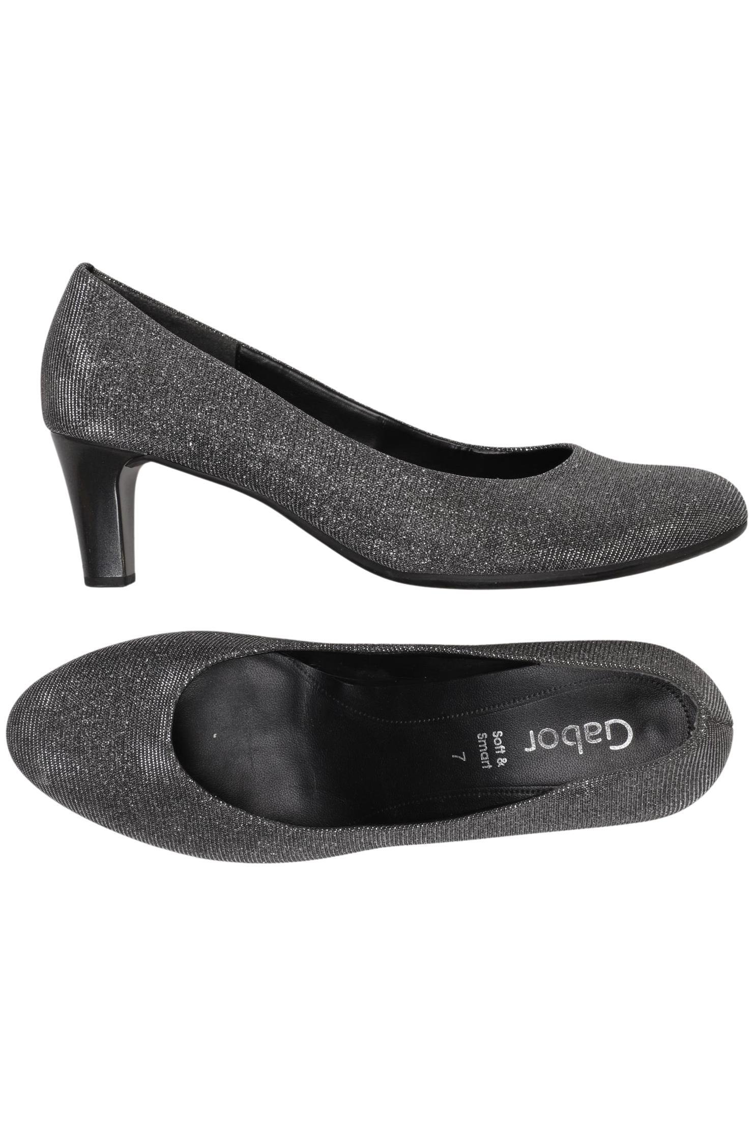 

Gabor Damen Pumps, silber, Gr. 7