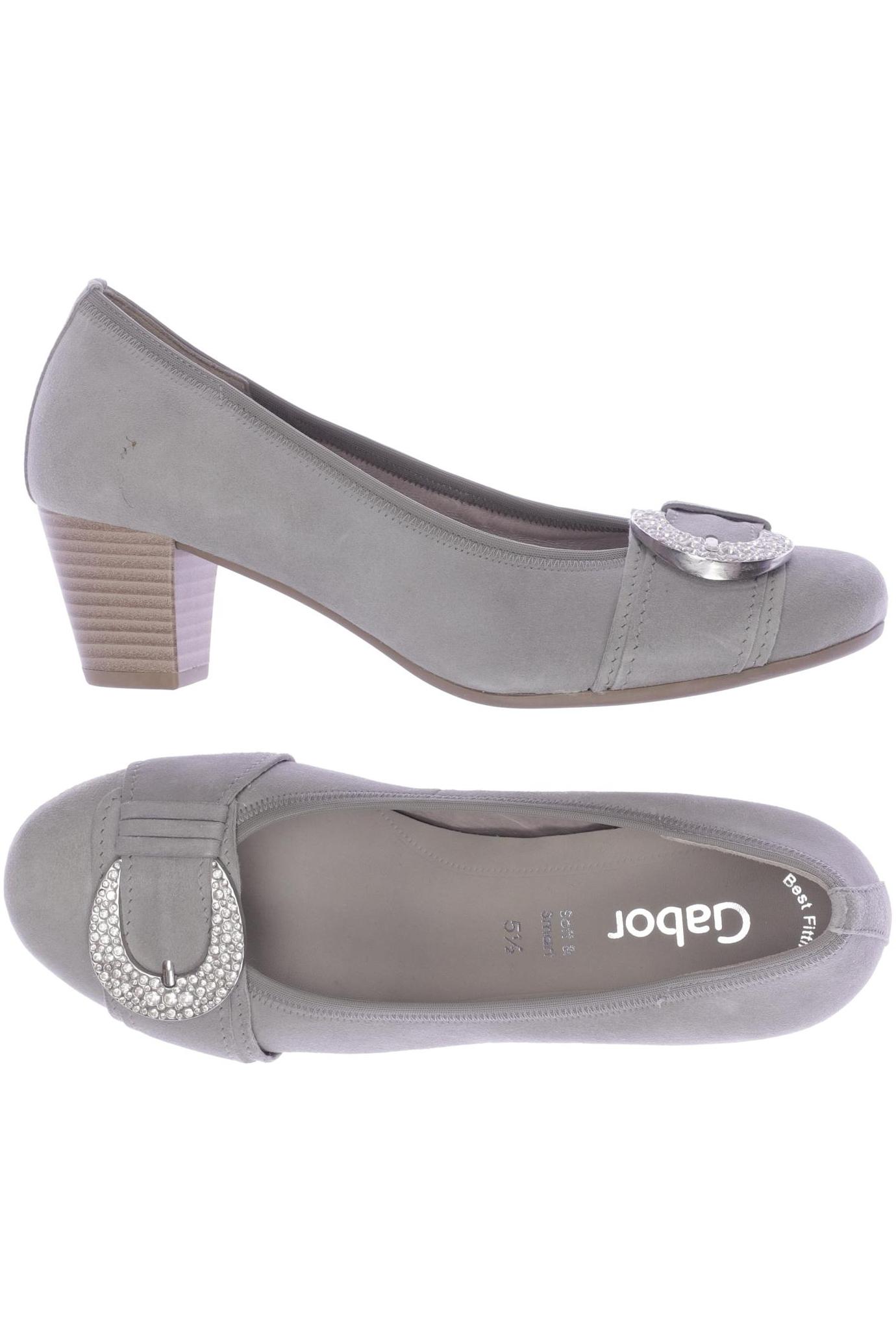 

Gabor Damen Pumps, grau, Gr. 5.5