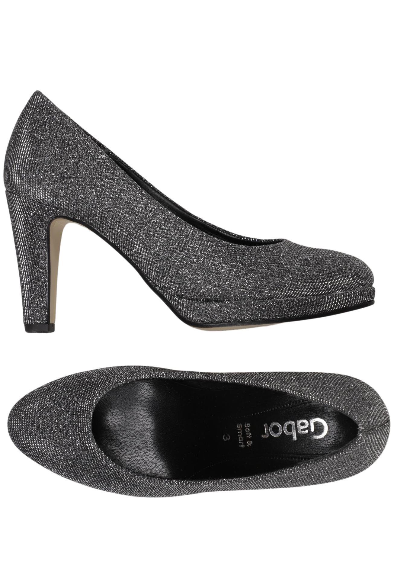 

Gabor Damen Pumps, silber, Gr. 3
