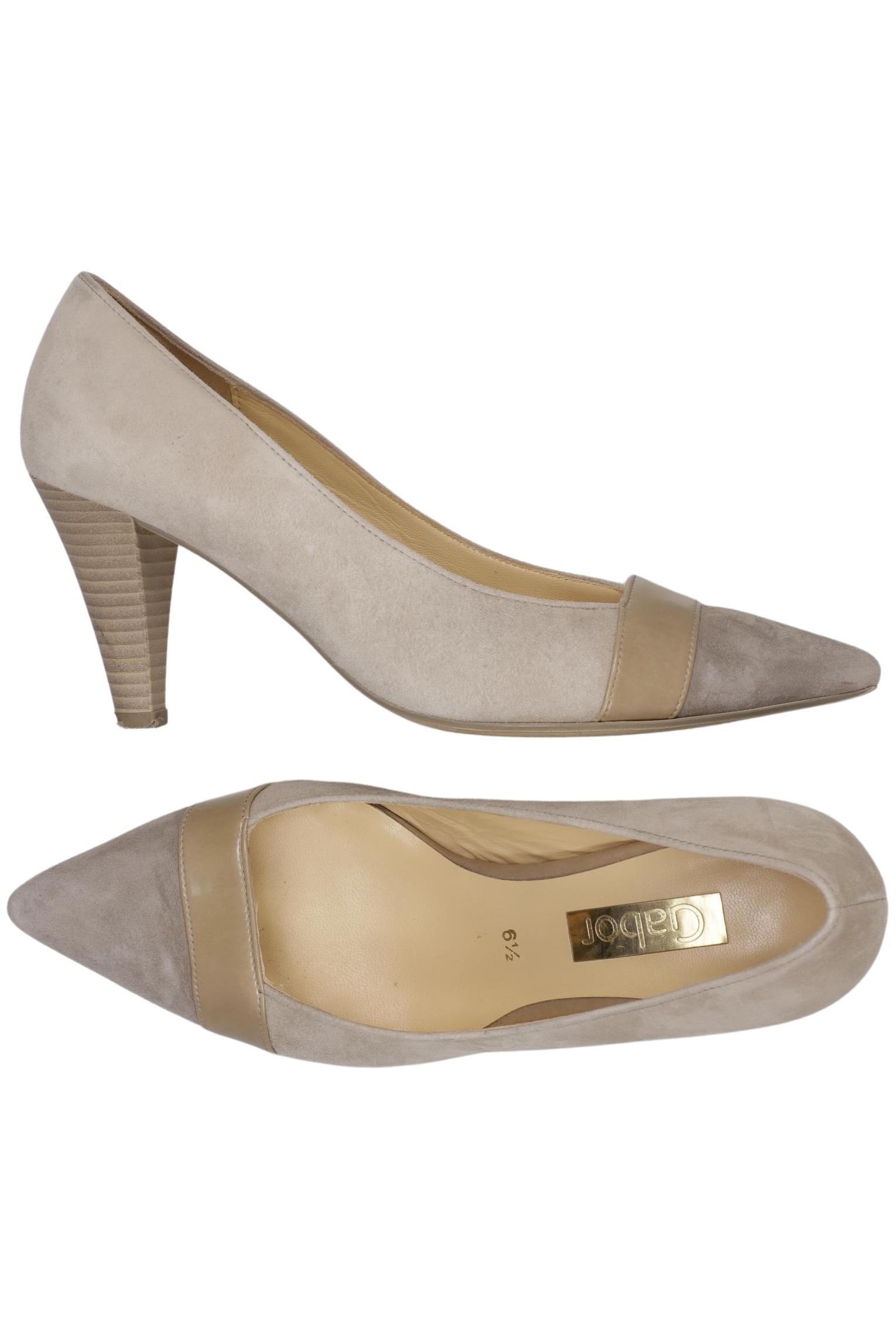 

Gabor Damen Pumps, beige, Gr. 6.5