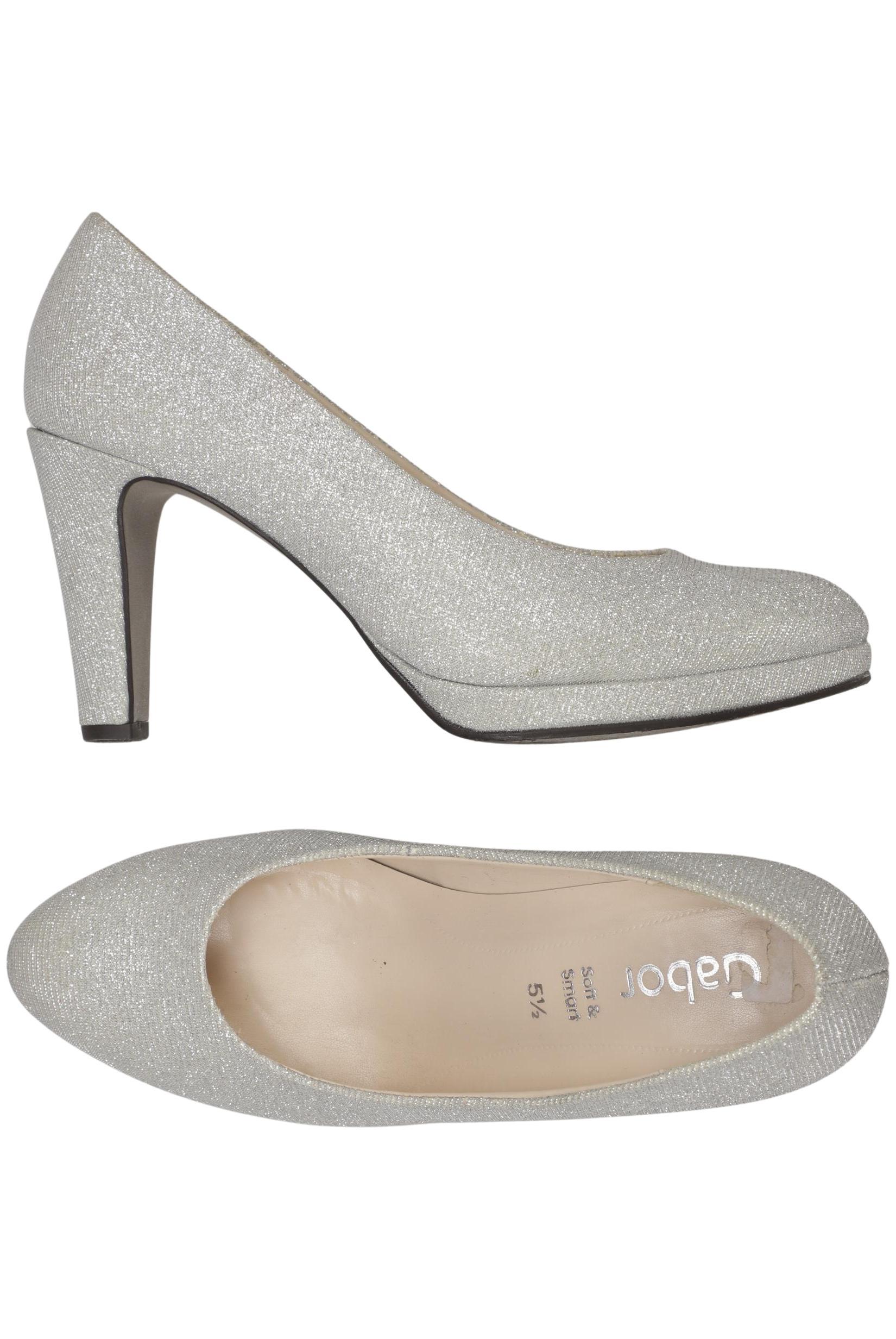 

Gabor Damen Pumps, silber, Gr. 5.5