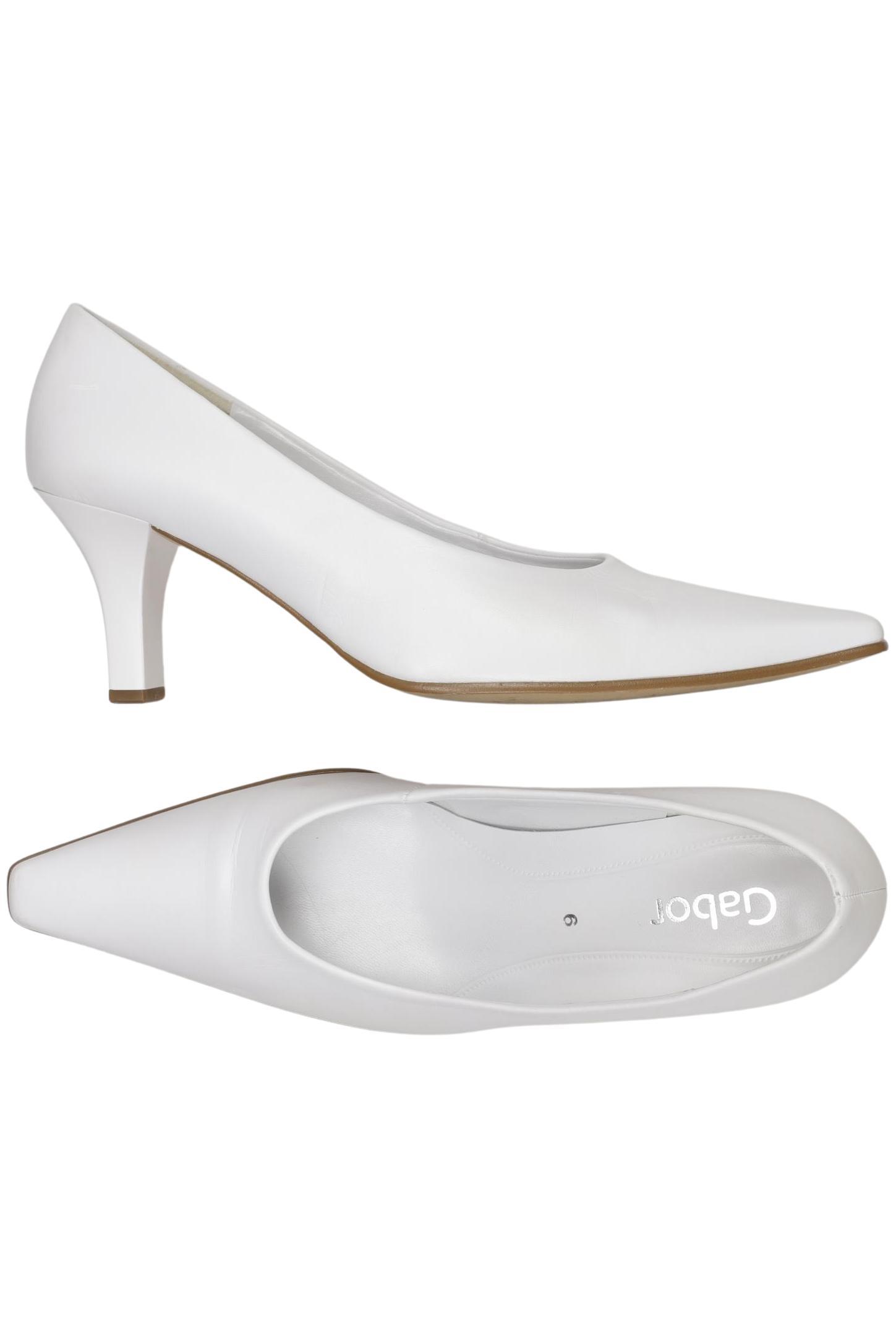 

Gabor Damen Pumps, weiß, Gr. 6