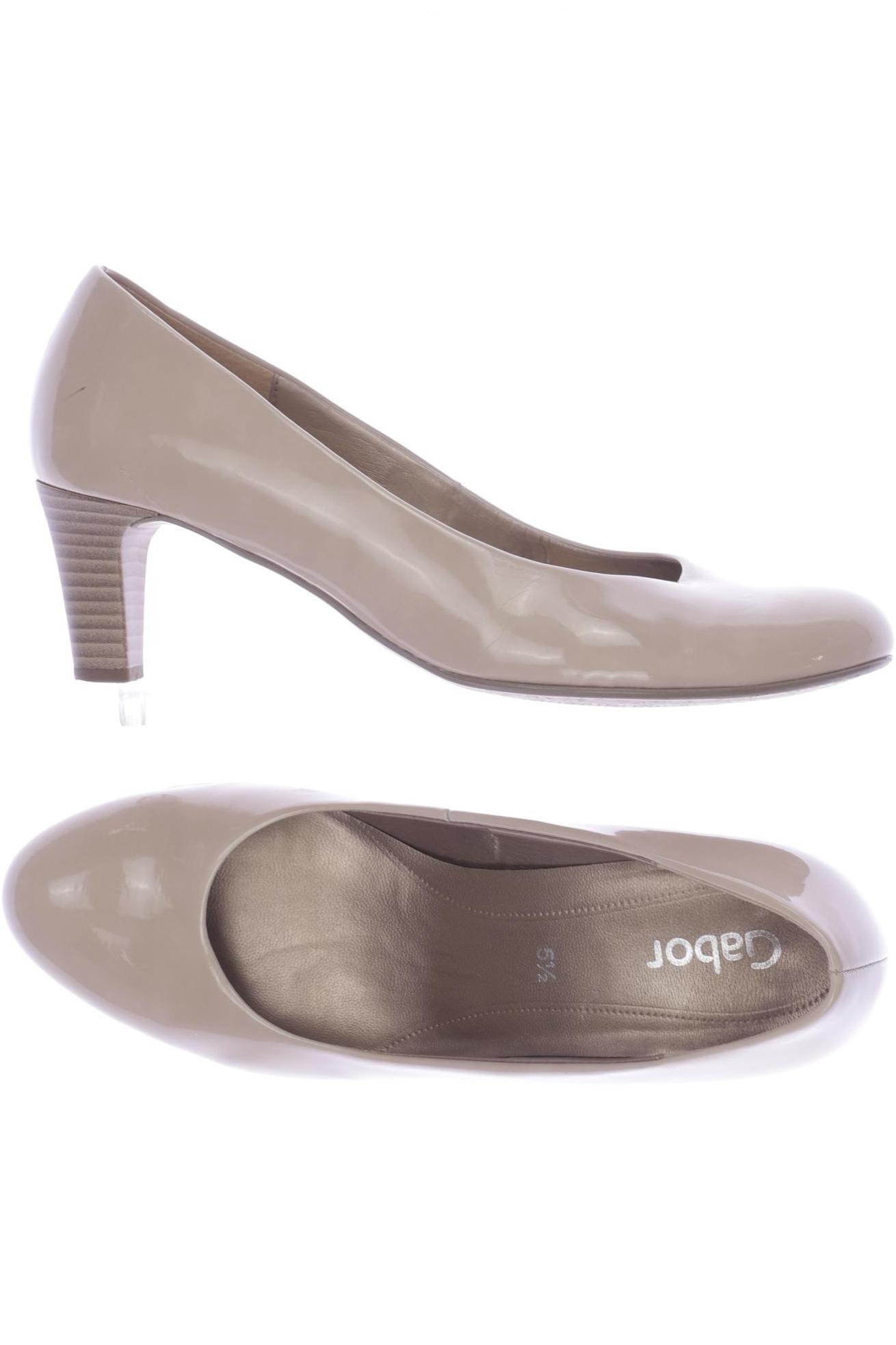 

Gabor Damen Pumps, beige, Gr. 5.5