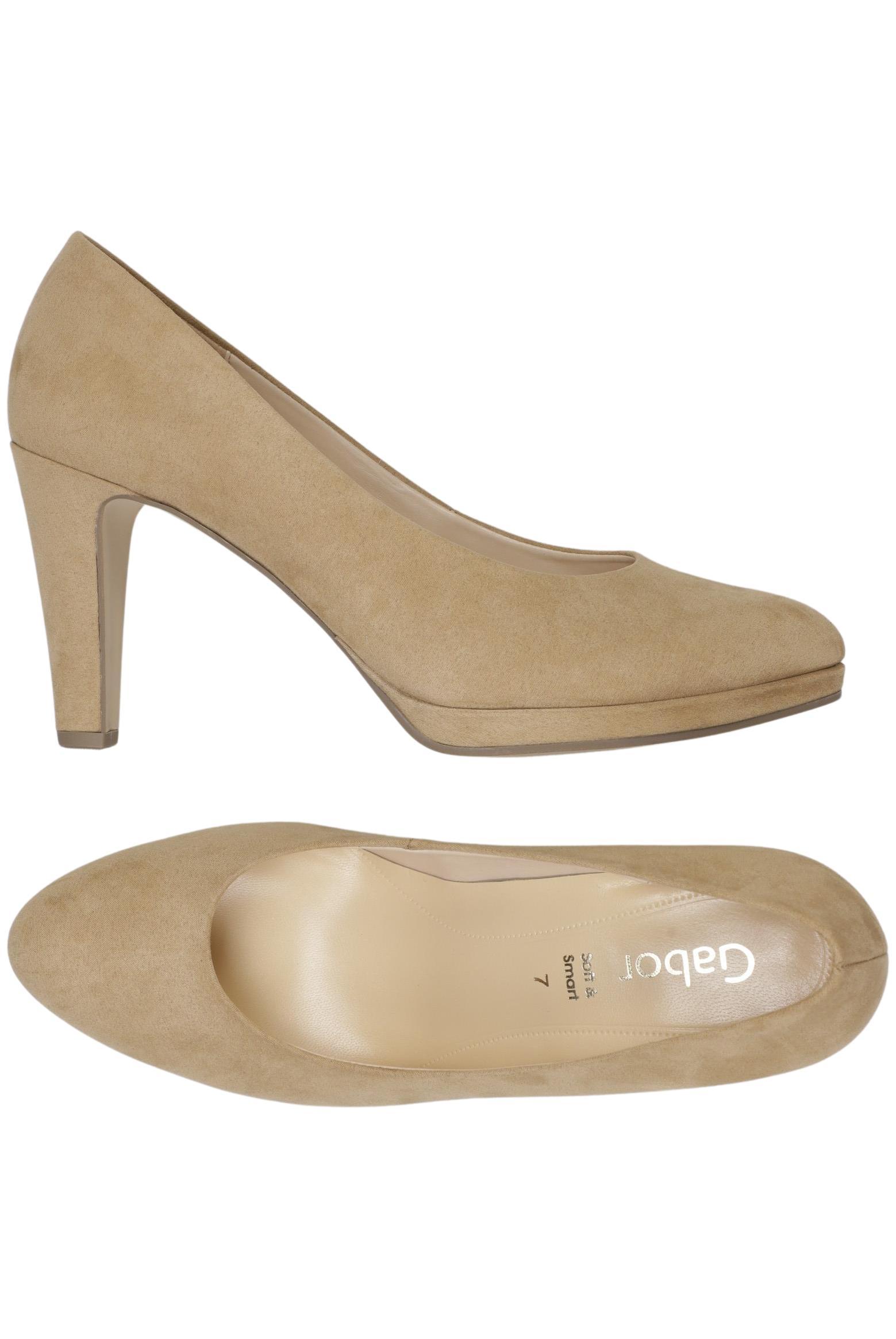 

Gabor Damen Pumps, beige, Gr. 7