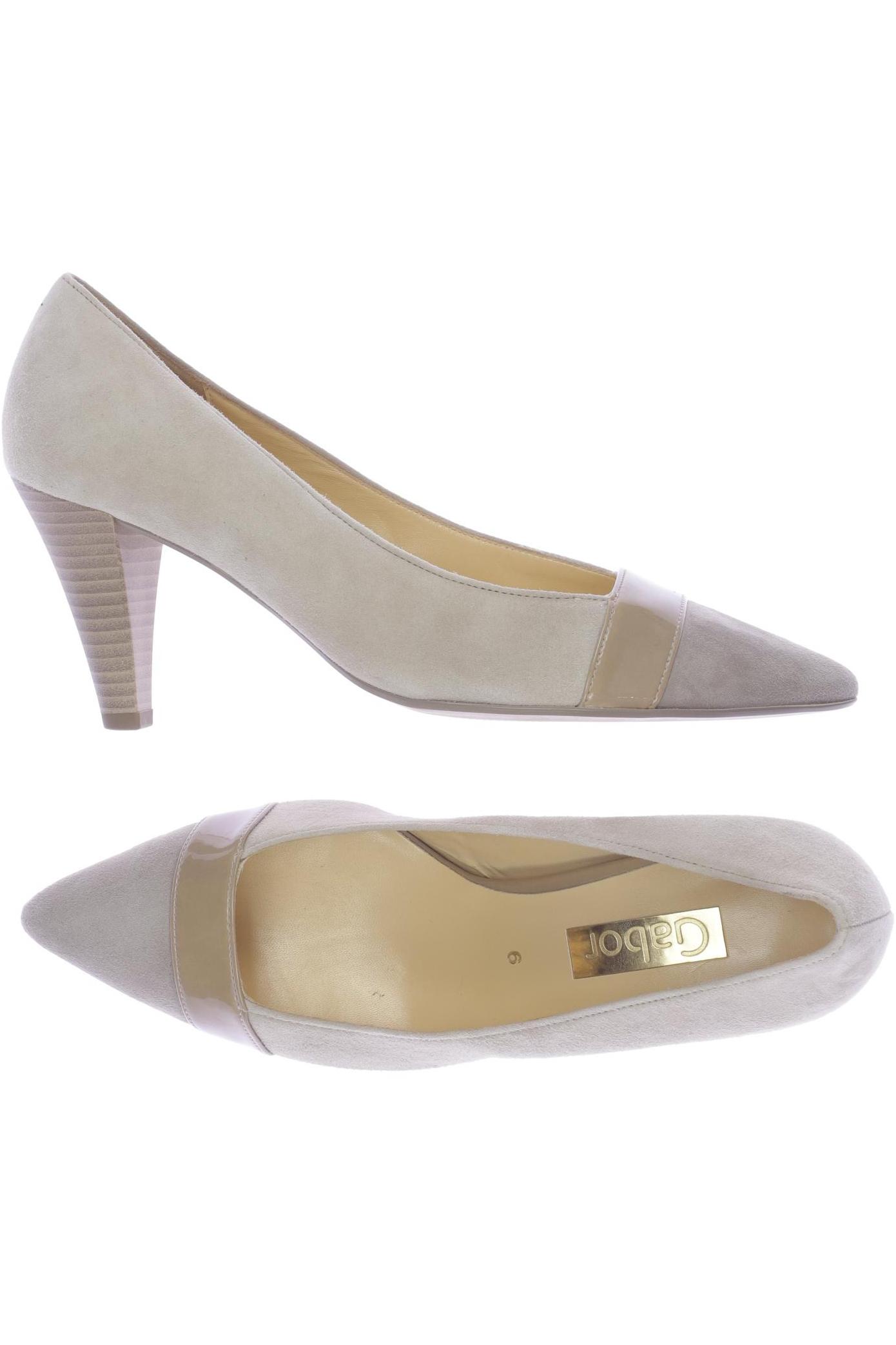 

Gabor Damen Pumps, beige, Gr. 6