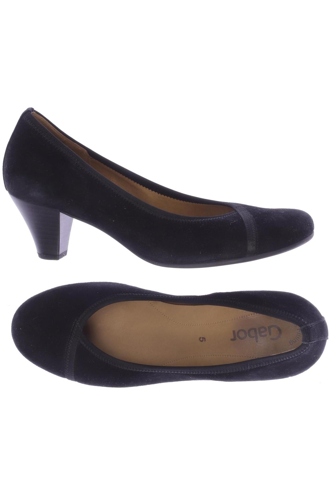 

Gabor Damen Pumps, schwarz, Gr. 5