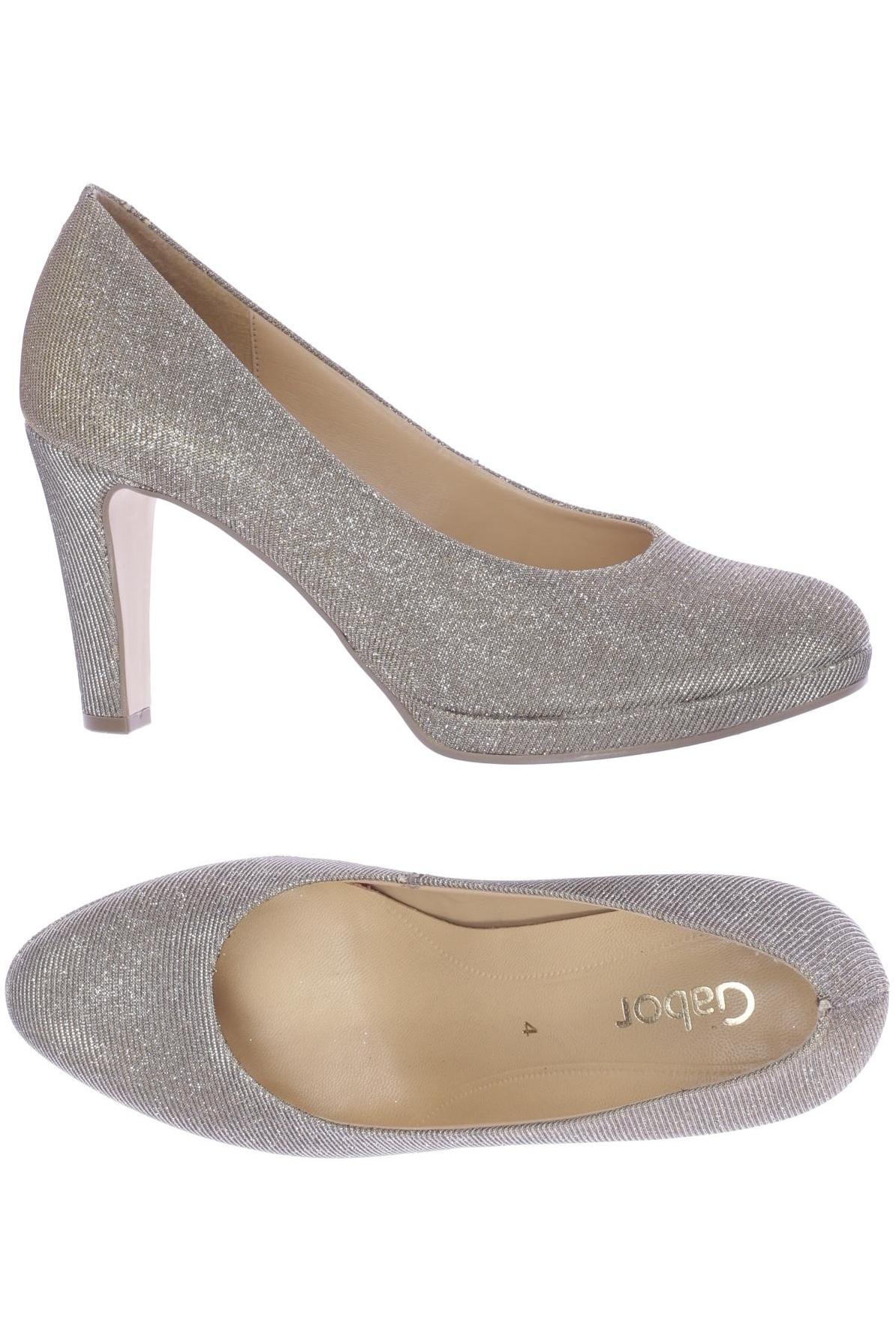 Thumbnail - Gabor Damen Pumps, gold, Gr. 4