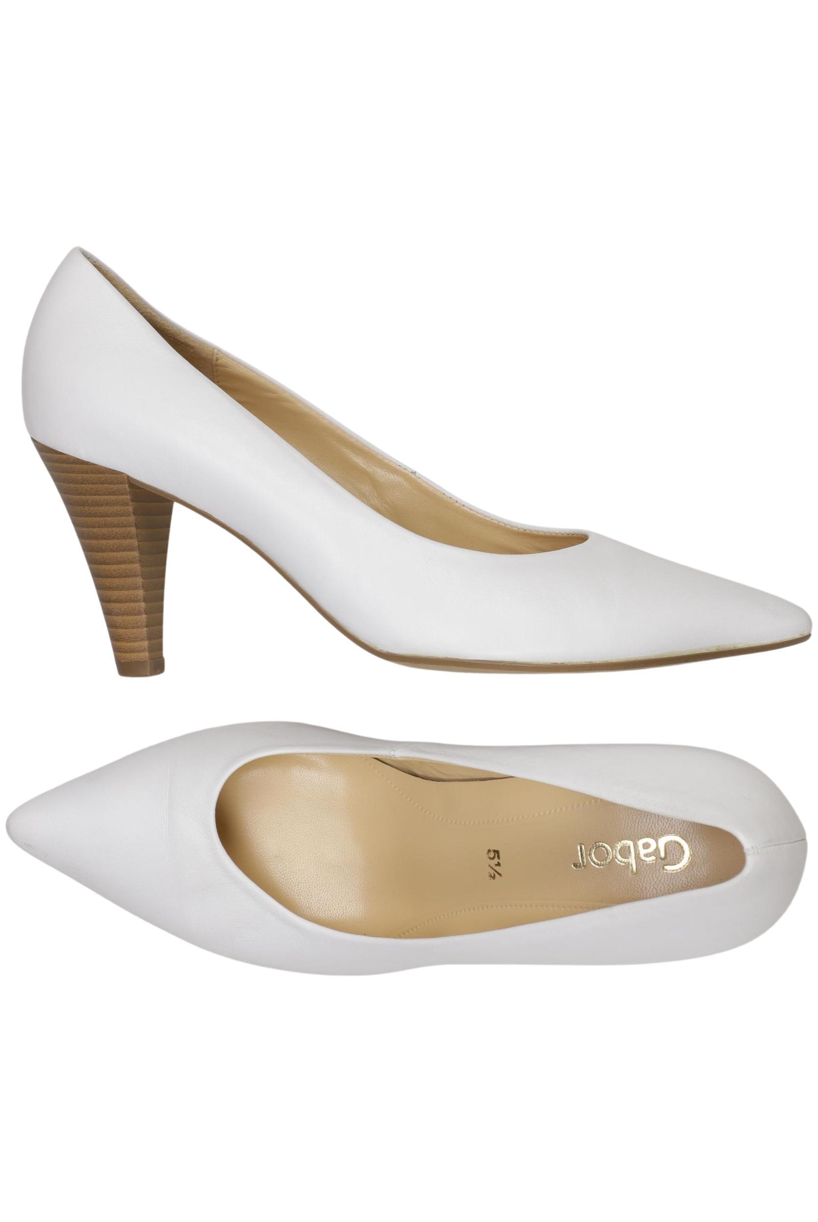 

Gabor Damen Pumps, weiß, Gr. 5.5