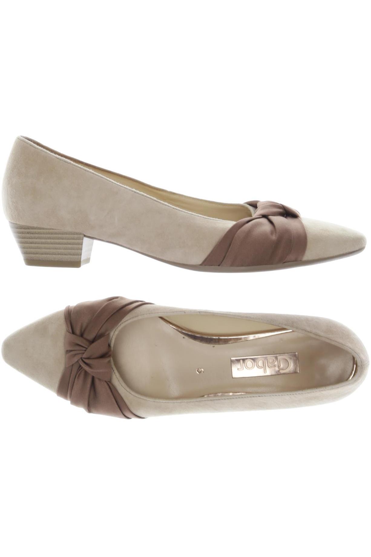

Gabor Damen Pumps, beige, Gr. 5