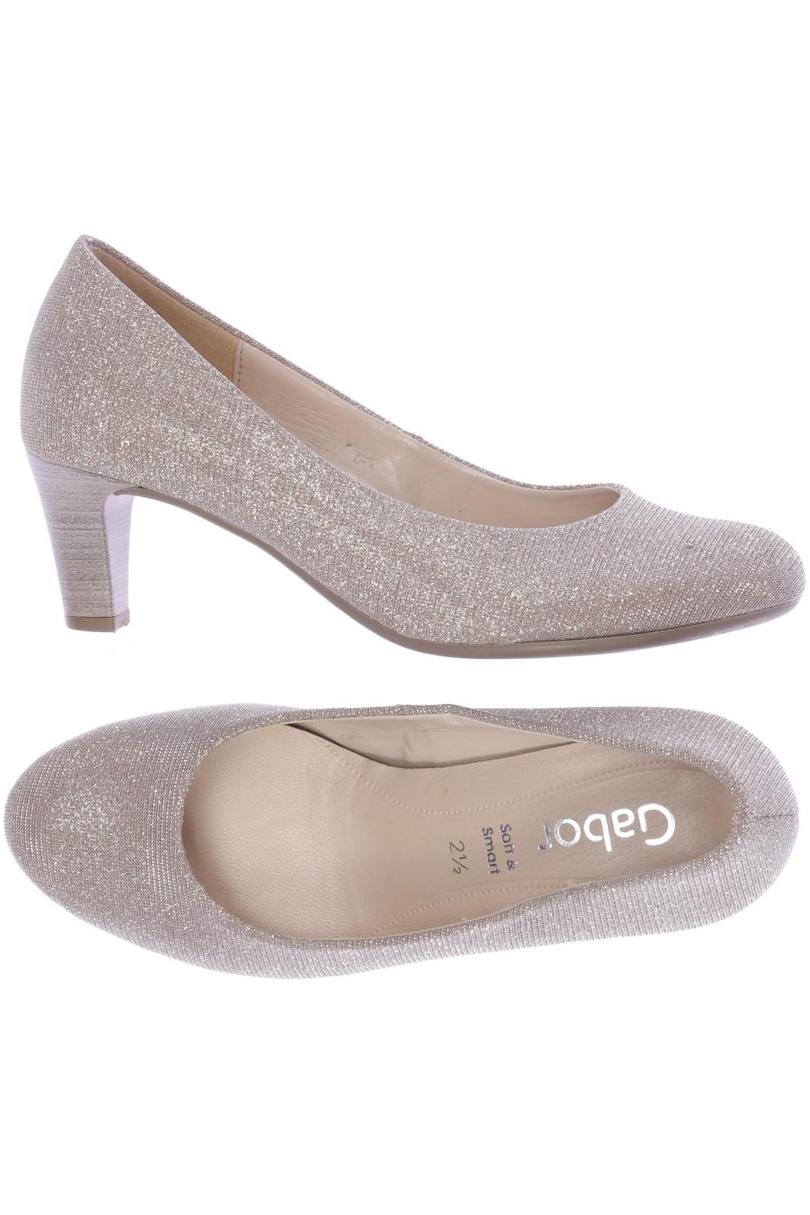 

Gabor Damen Pumps, gold, Gr. 2.5