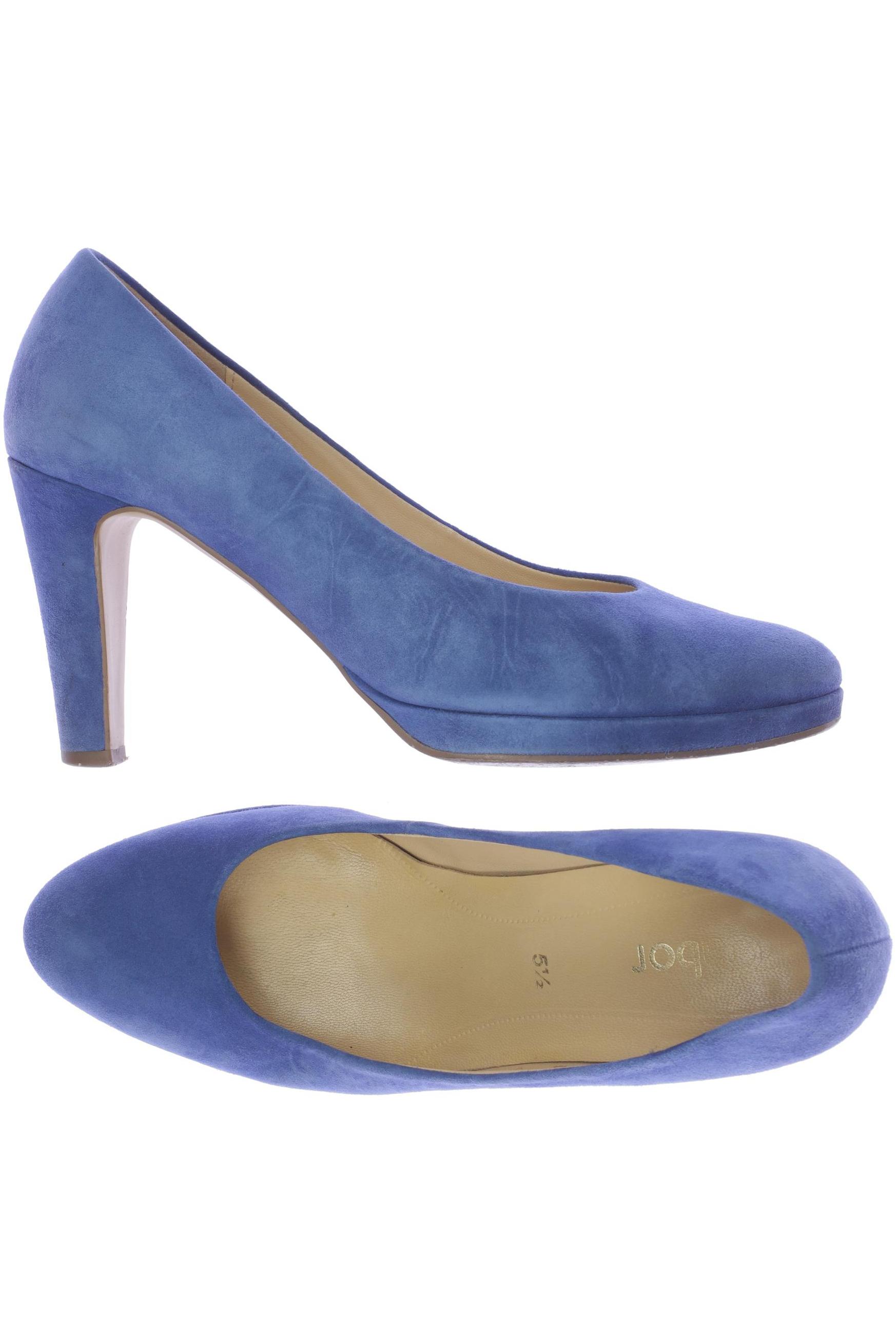 

Gabor Damen Pumps, blau, Gr. 5.5