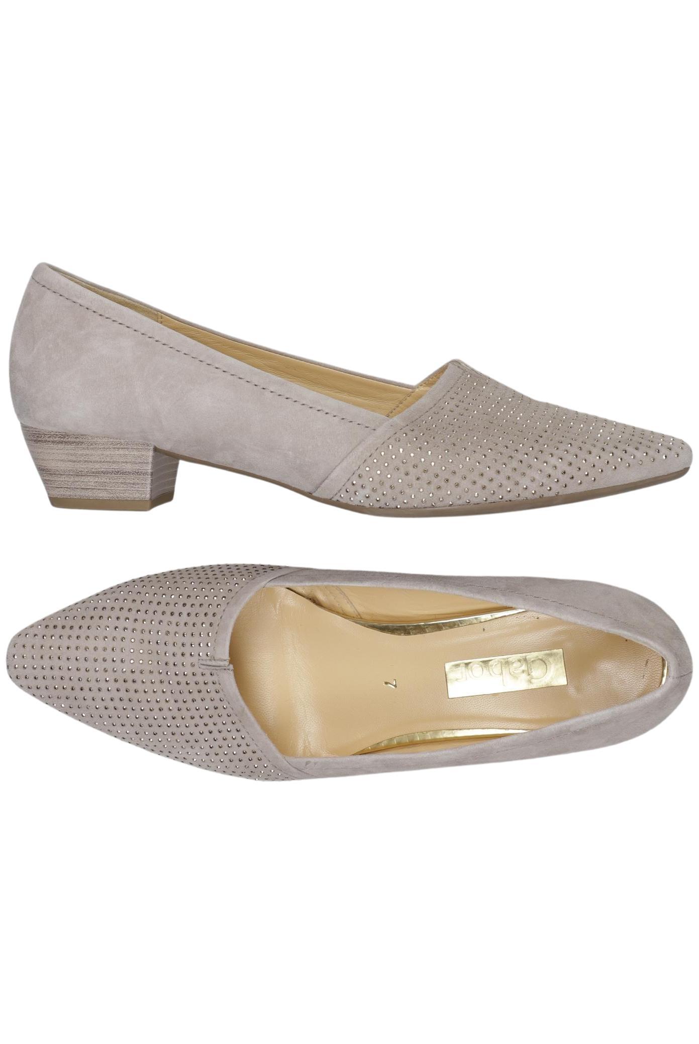 

Gabor Damen Pumps, beige, Gr. 7