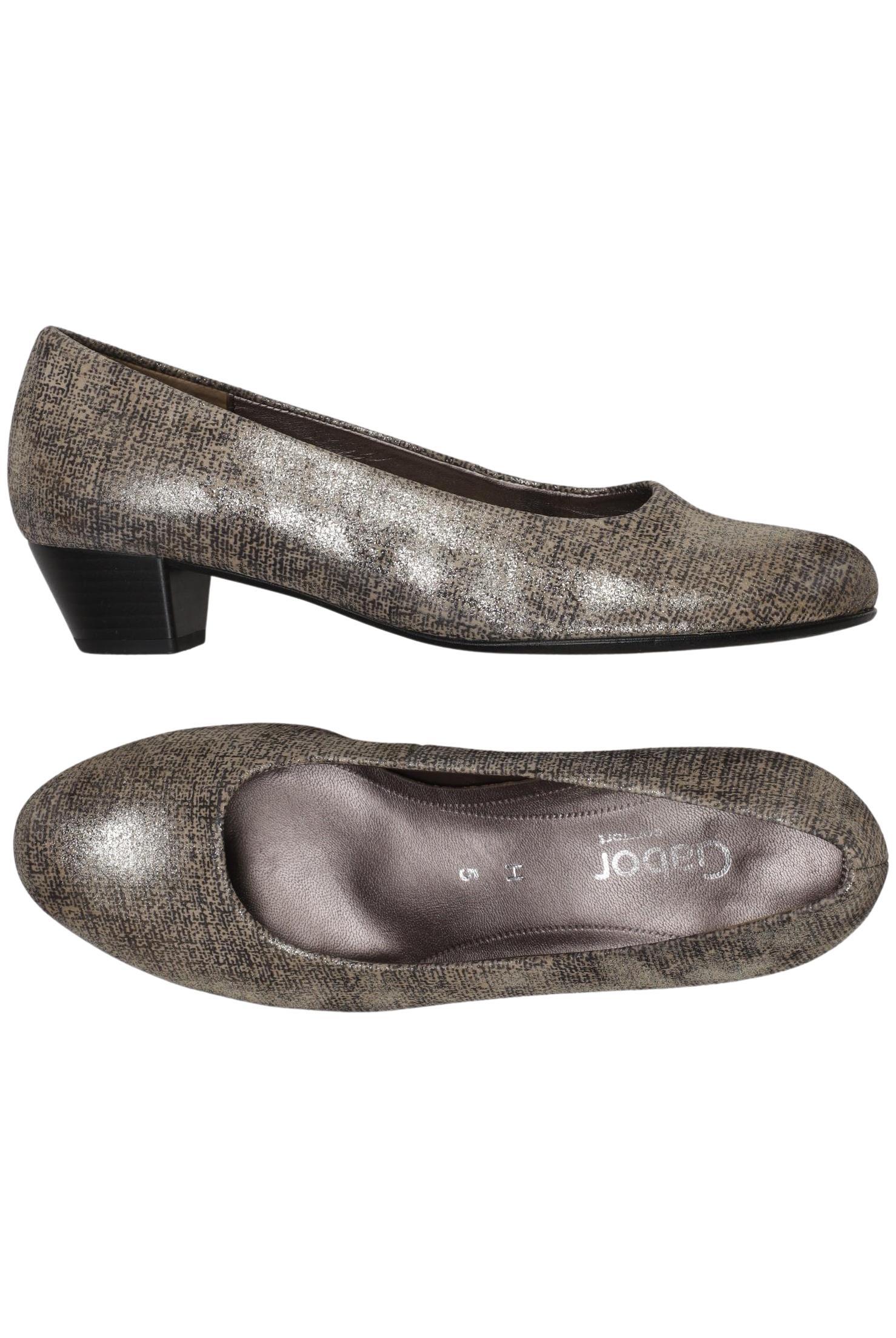

Gabor Damen Pumps, silber, Gr. 5