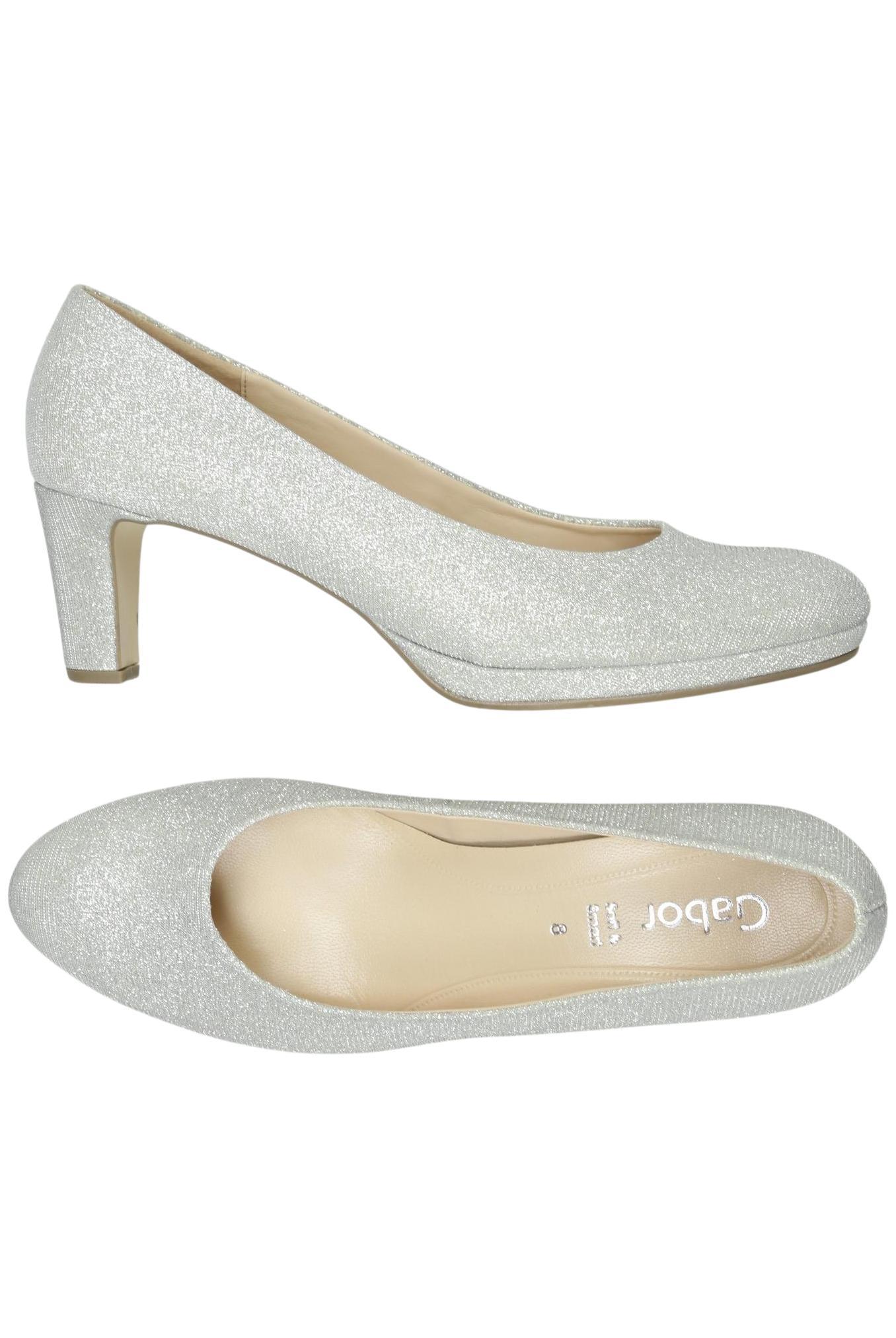 

Gabor Damen Pumps, silber, Gr. 8