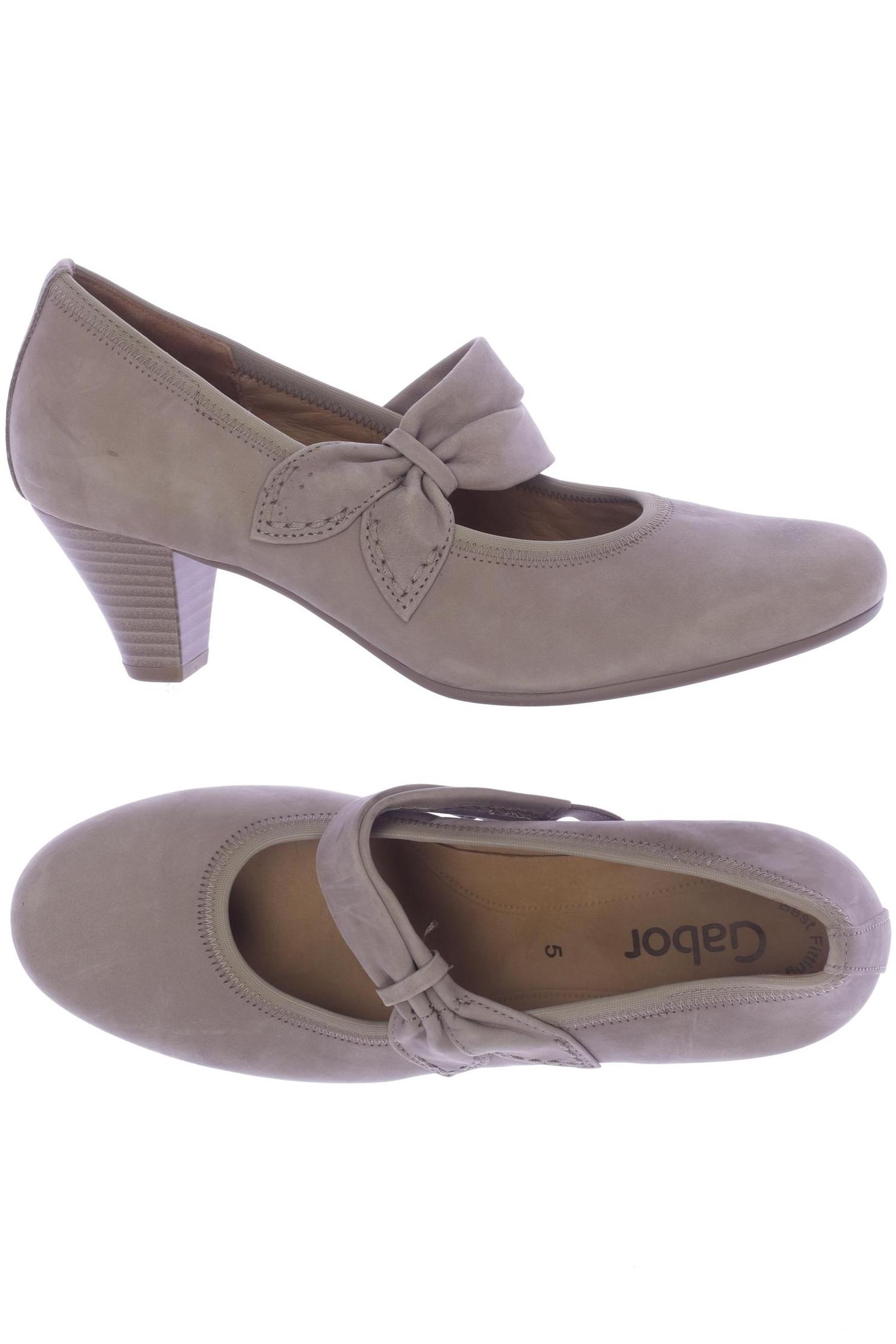 

Gabor Damen Pumps, beige, Gr. 5