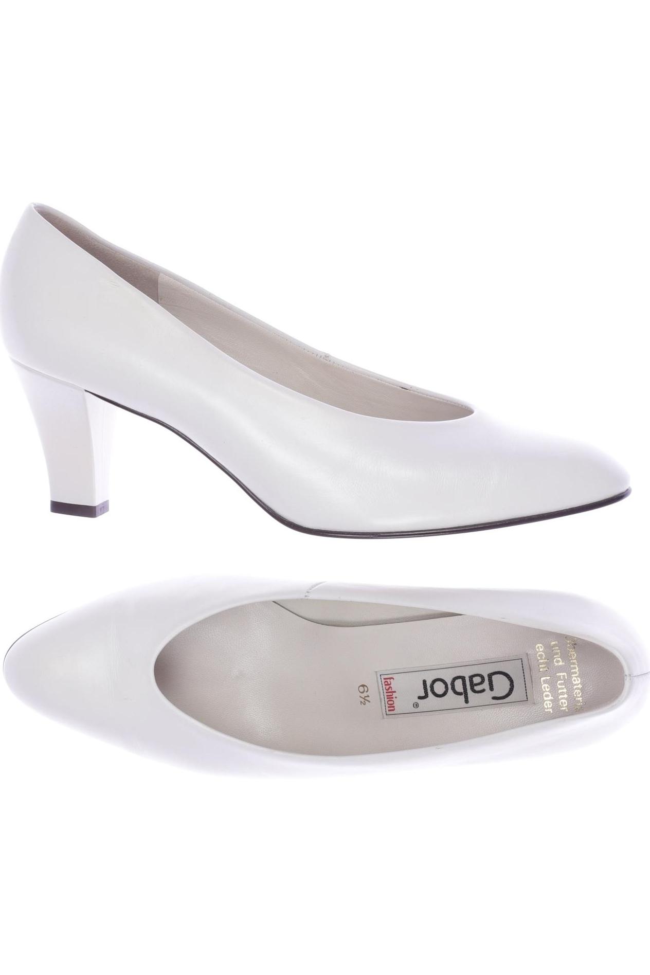 

Gabor Damen Pumps, weiß, Gr. 6.5