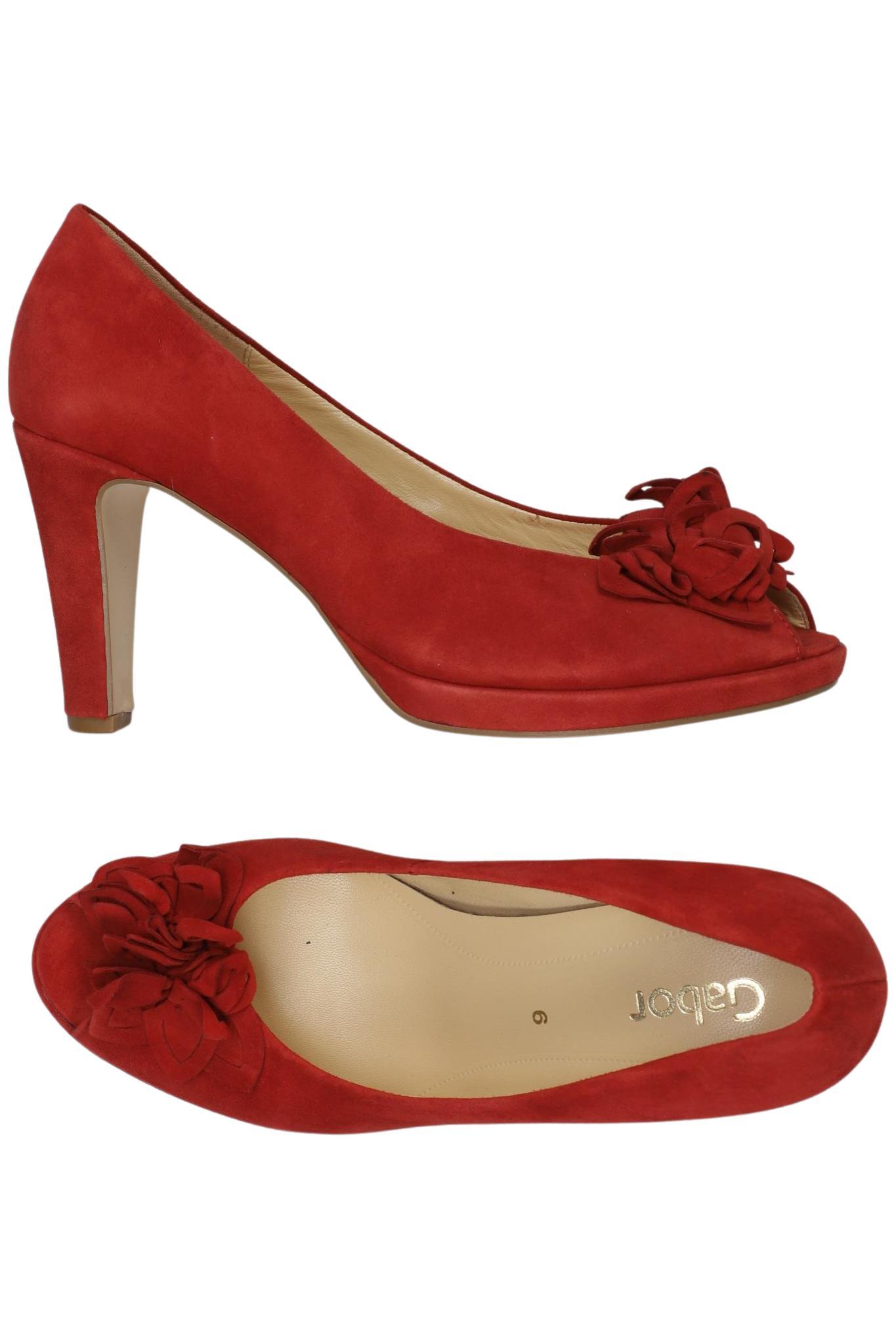 

Gabor Damen Pumps, rot, Gr. 6