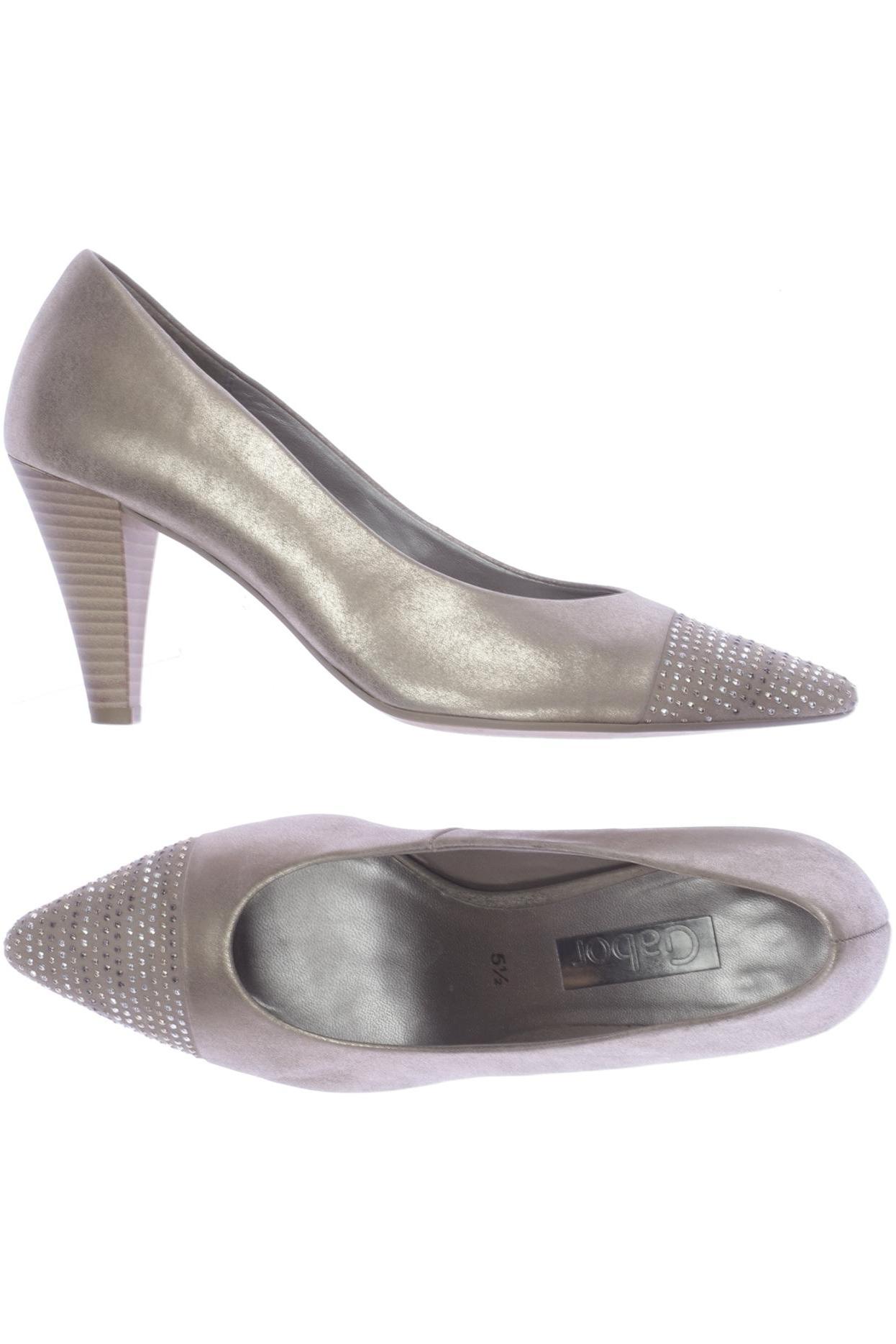 

Gabor Damen Pumps, gold, Gr. 5.5
