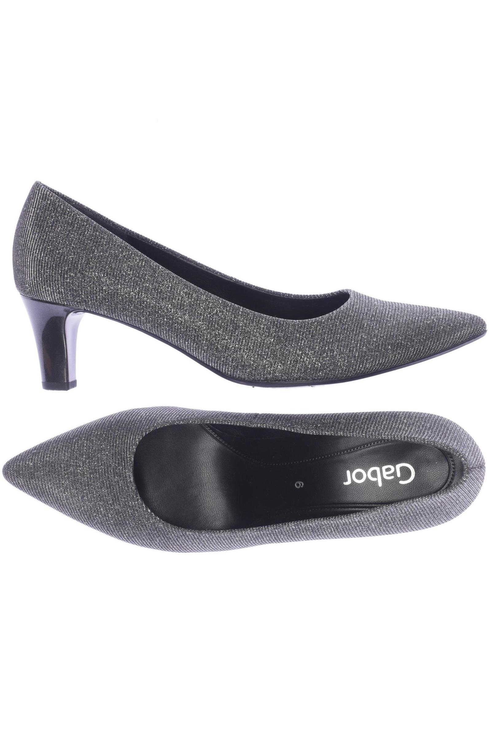 

Gabor Damen Pumps, silber, Gr. 6