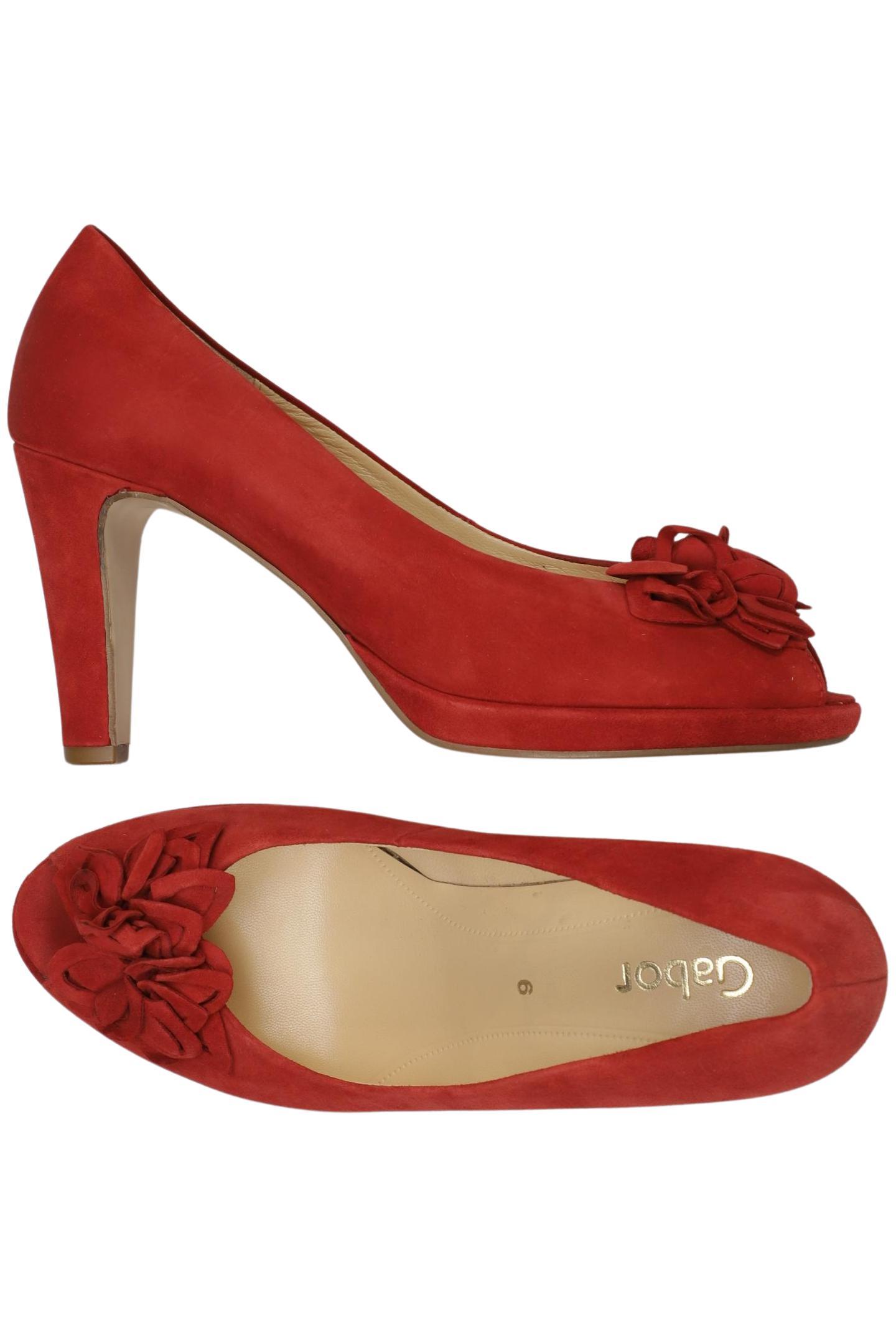 

Gabor Damen Pumps, rot, Gr. 6