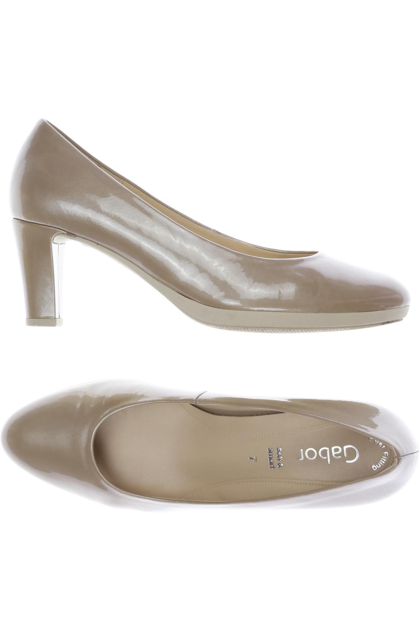 

Gabor Damen Pumps, beige, Gr. 7