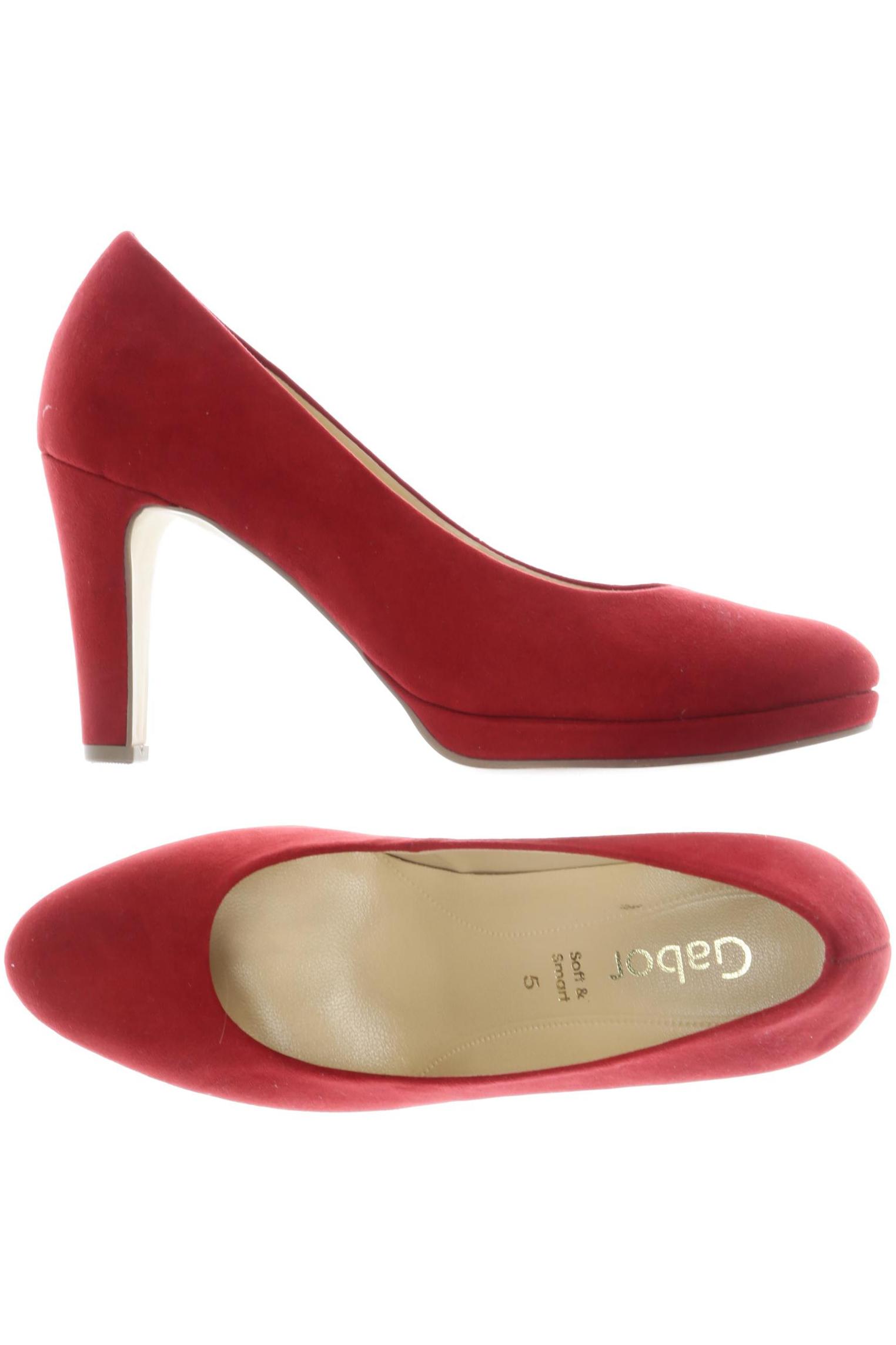 

Gabor Damen Pumps, rot, Gr. 5