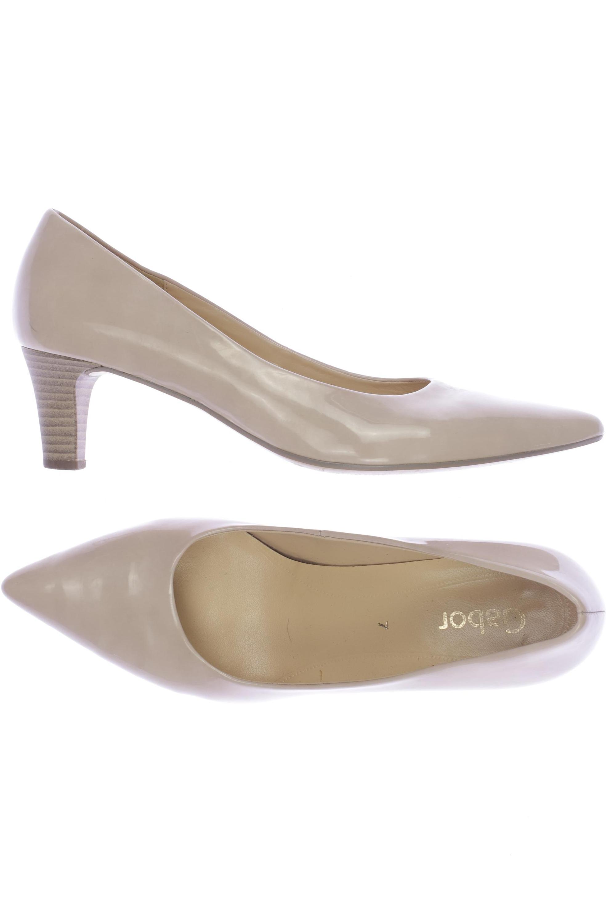 

Gabor Damen Pumps, beige, Gr. 7