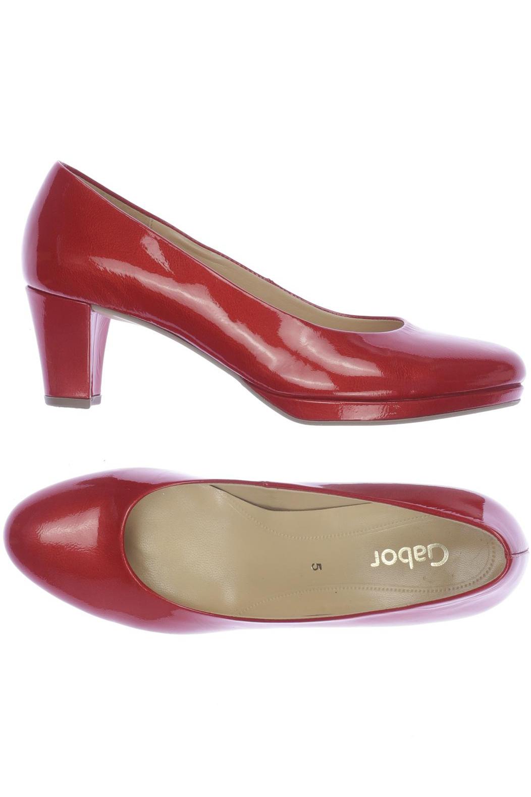 

Gabor Damen Pumps, rot, Gr. 5