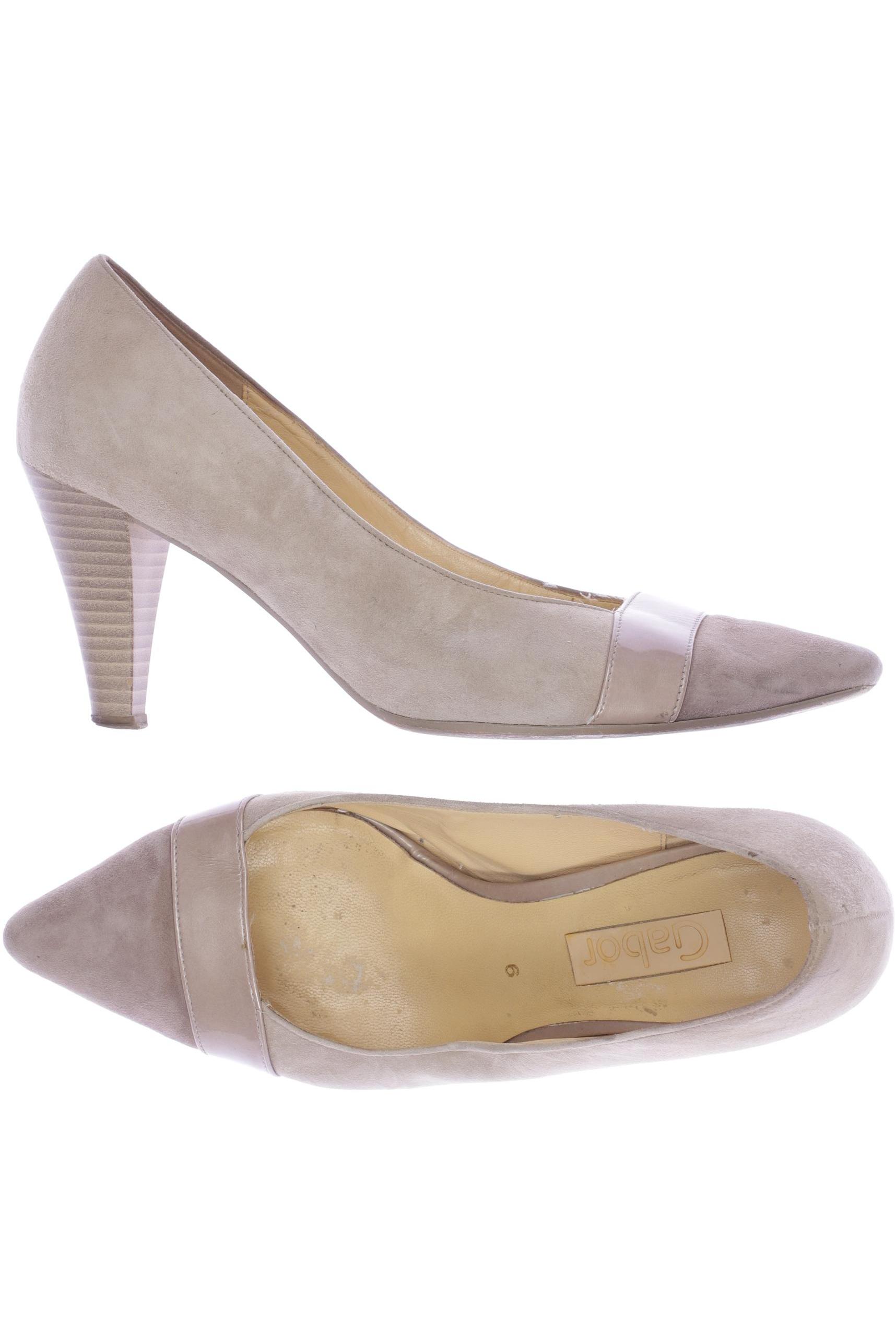 

Gabor Damen Pumps, beige, Gr. 6