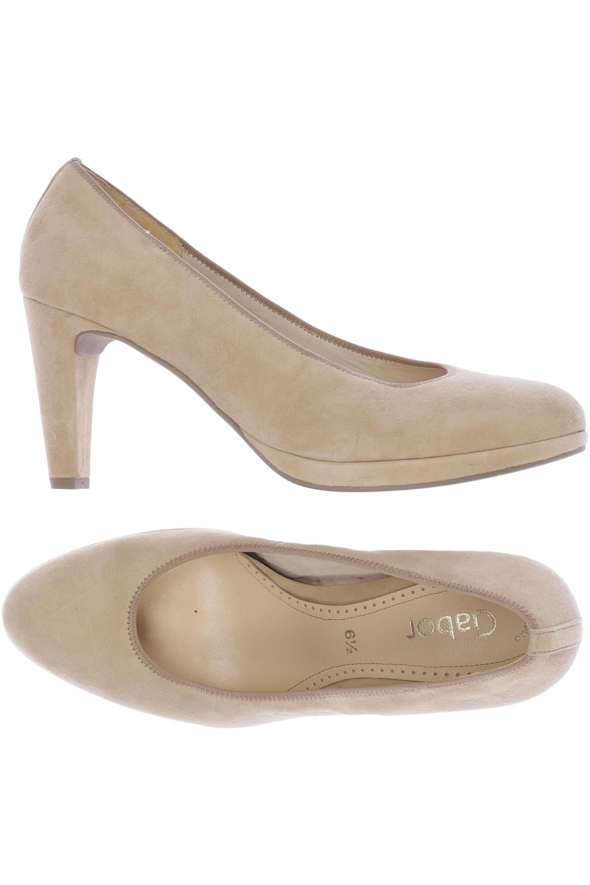 

Gabor Damen Pumps, beige, Gr. 6.5