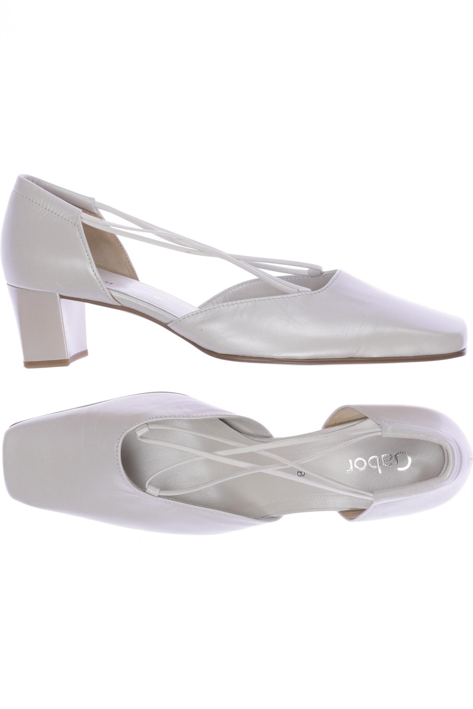 

Gabor Damen Pumps, weiß, Gr. 8