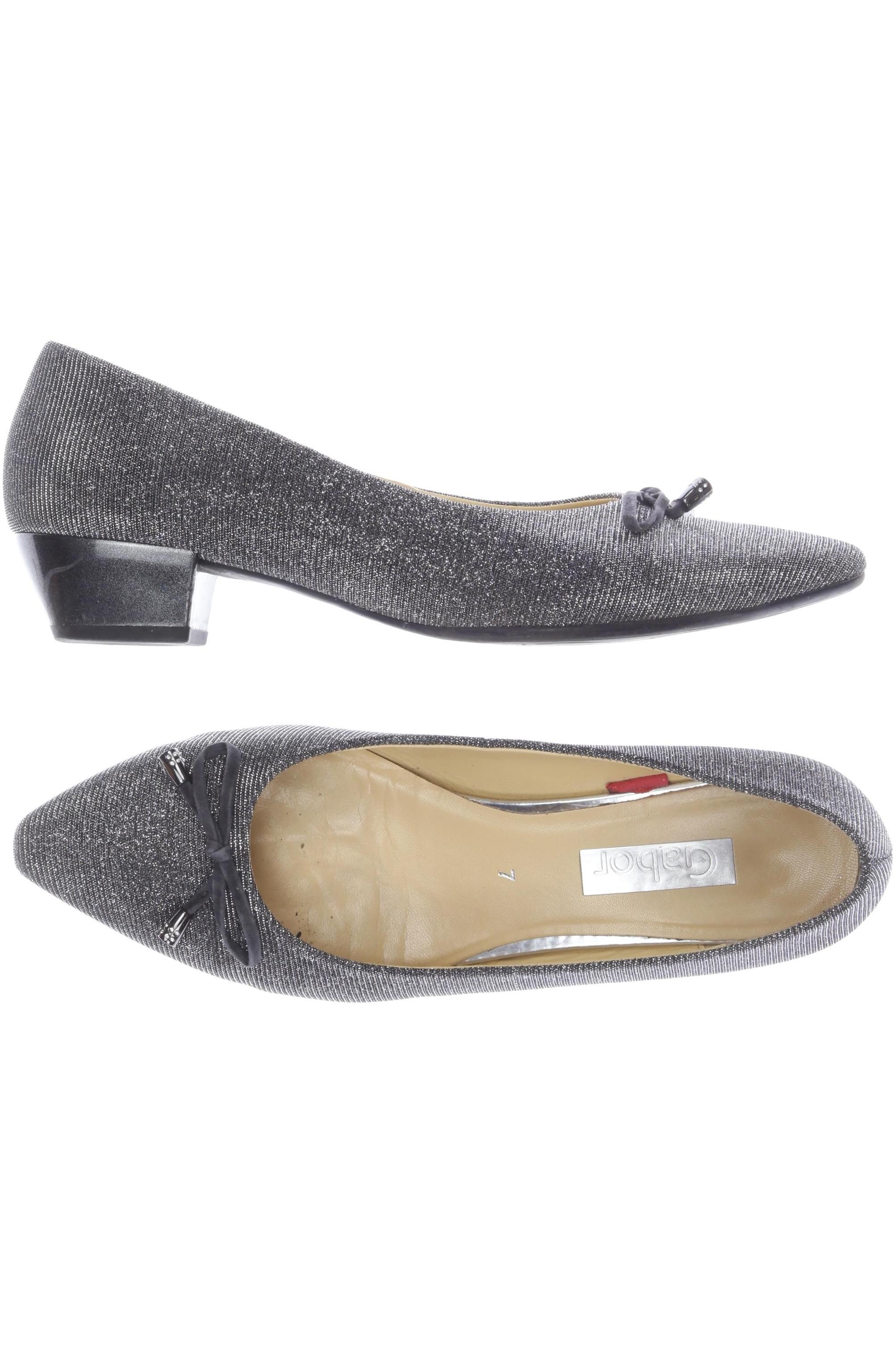 

Gabor Damen Pumps, silber, Gr. 7