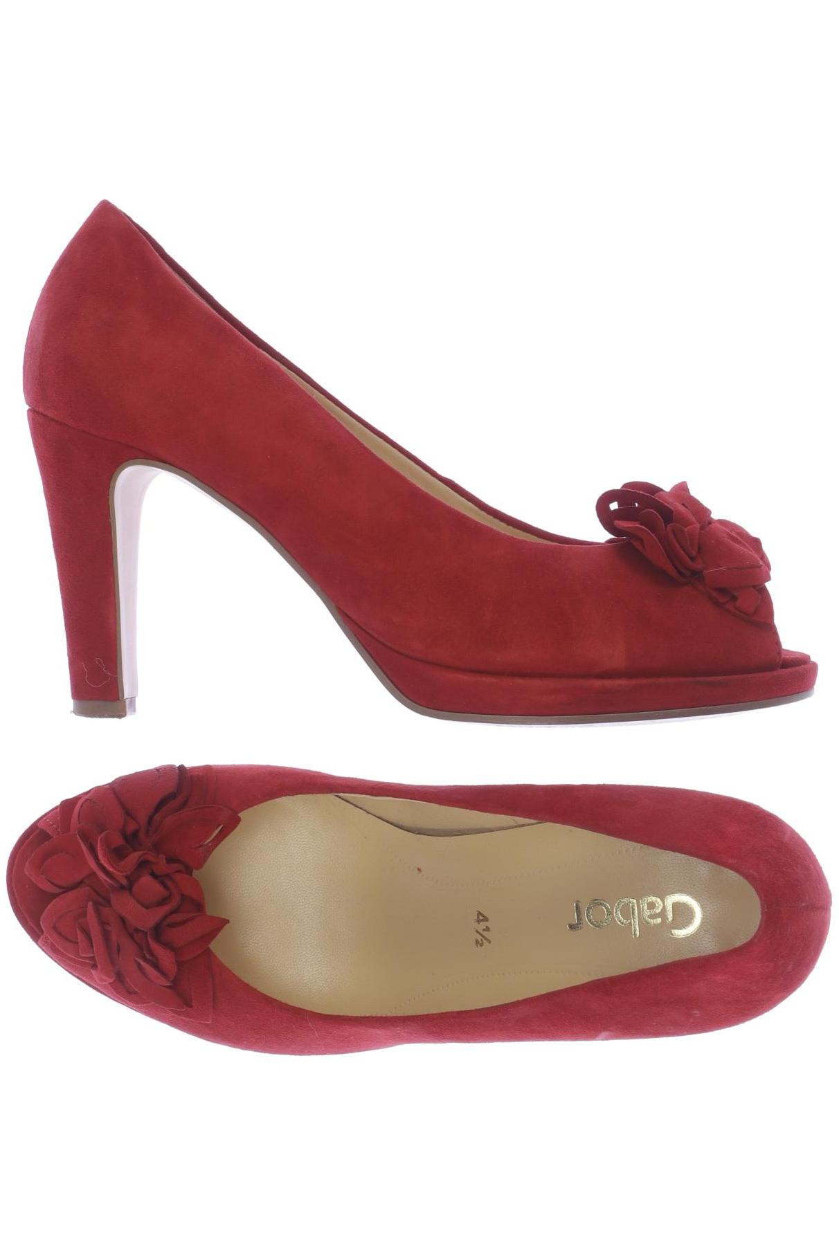 

Gabor Damen Pumps, rot, Gr. 4.5