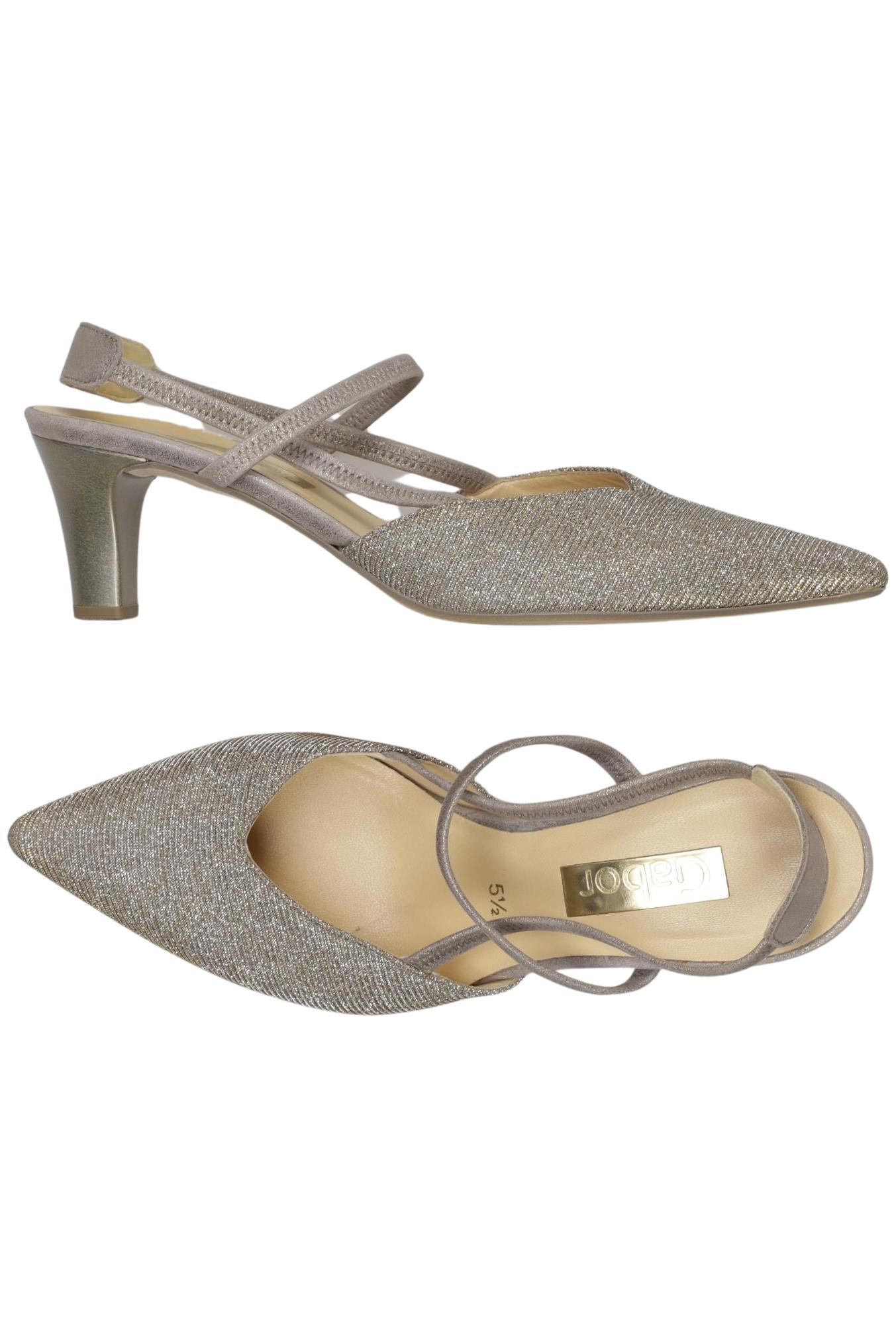 

Gabor Damen Pumps, silber, Gr. 5.5