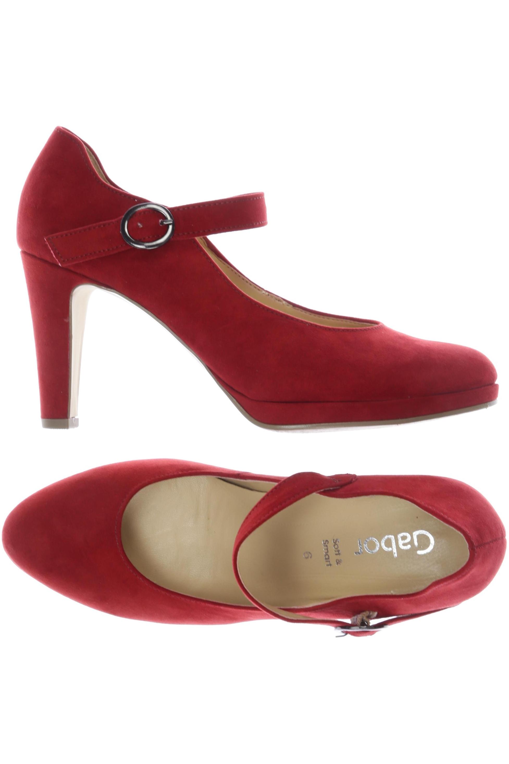 

Gabor Damen Pumps, rot, Gr. 6