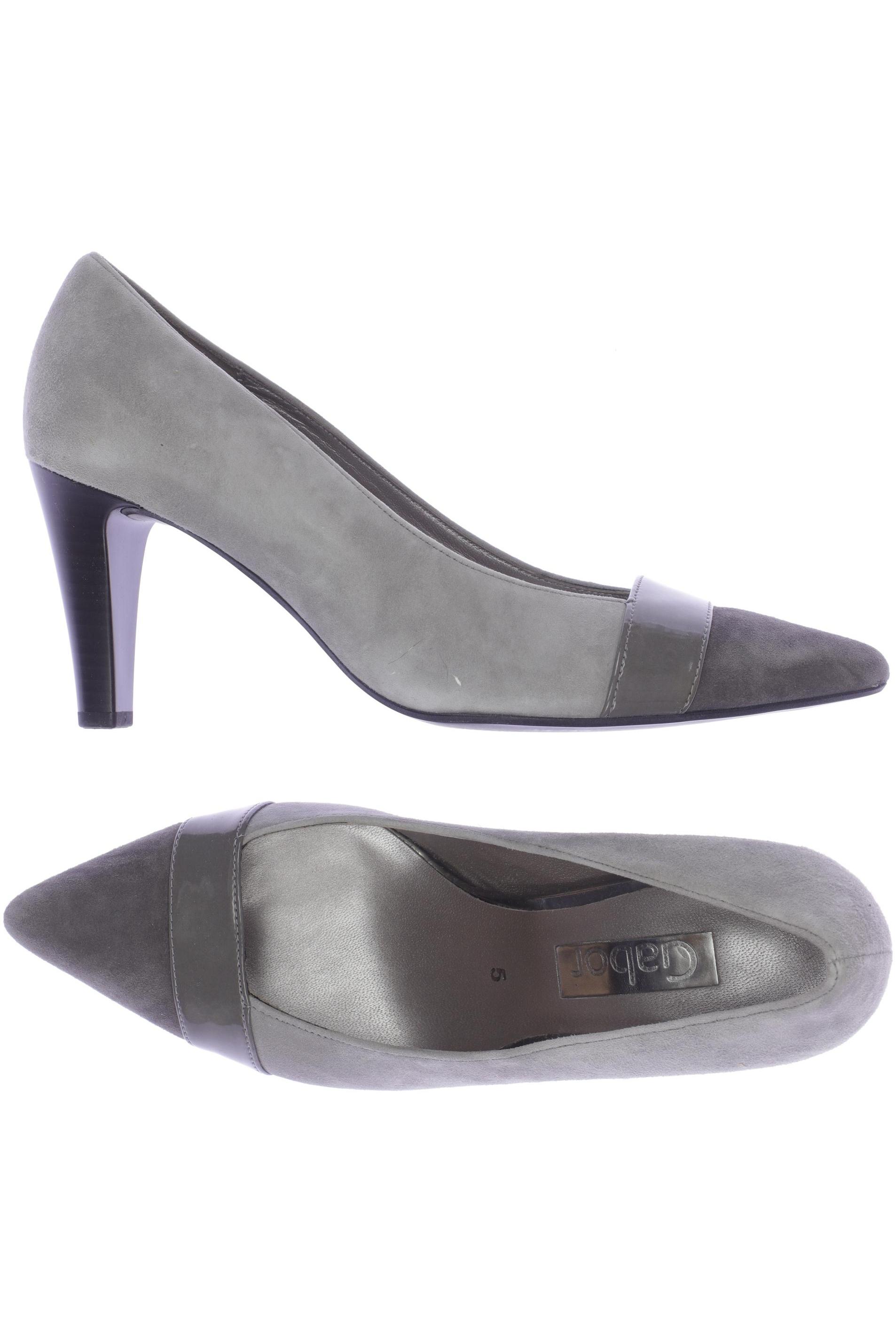 

Gabor Damen Pumps, grau, Gr. 5