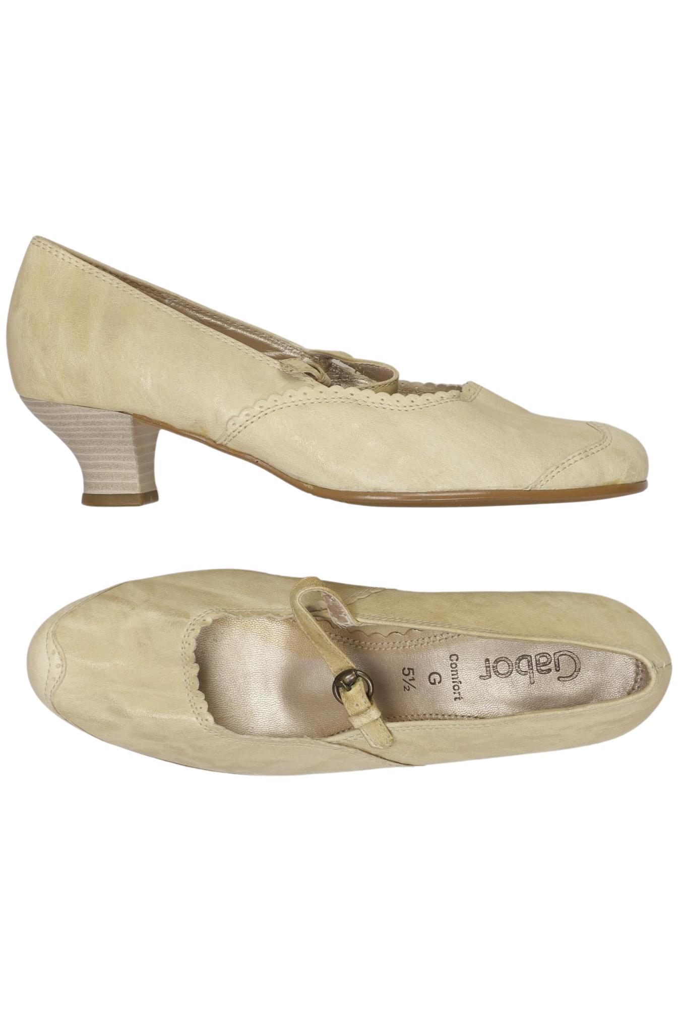 

Gabor Damen Pumps, beige, Gr. 5.5
